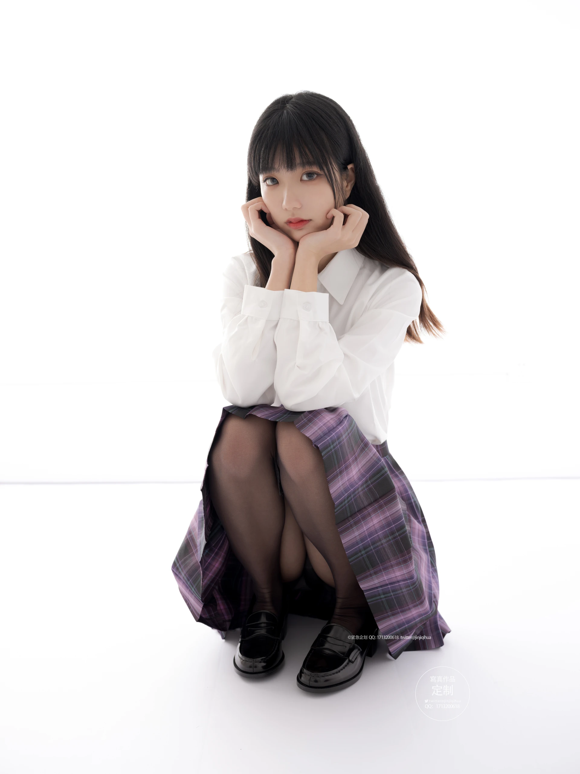 紧急企划 VOL.015 [94P1V-4.4G] 一只喵喵梓JK, JK制服, 一只喵喵梓, 制服, 紧急企划, 美腿, 美足, 黑丝