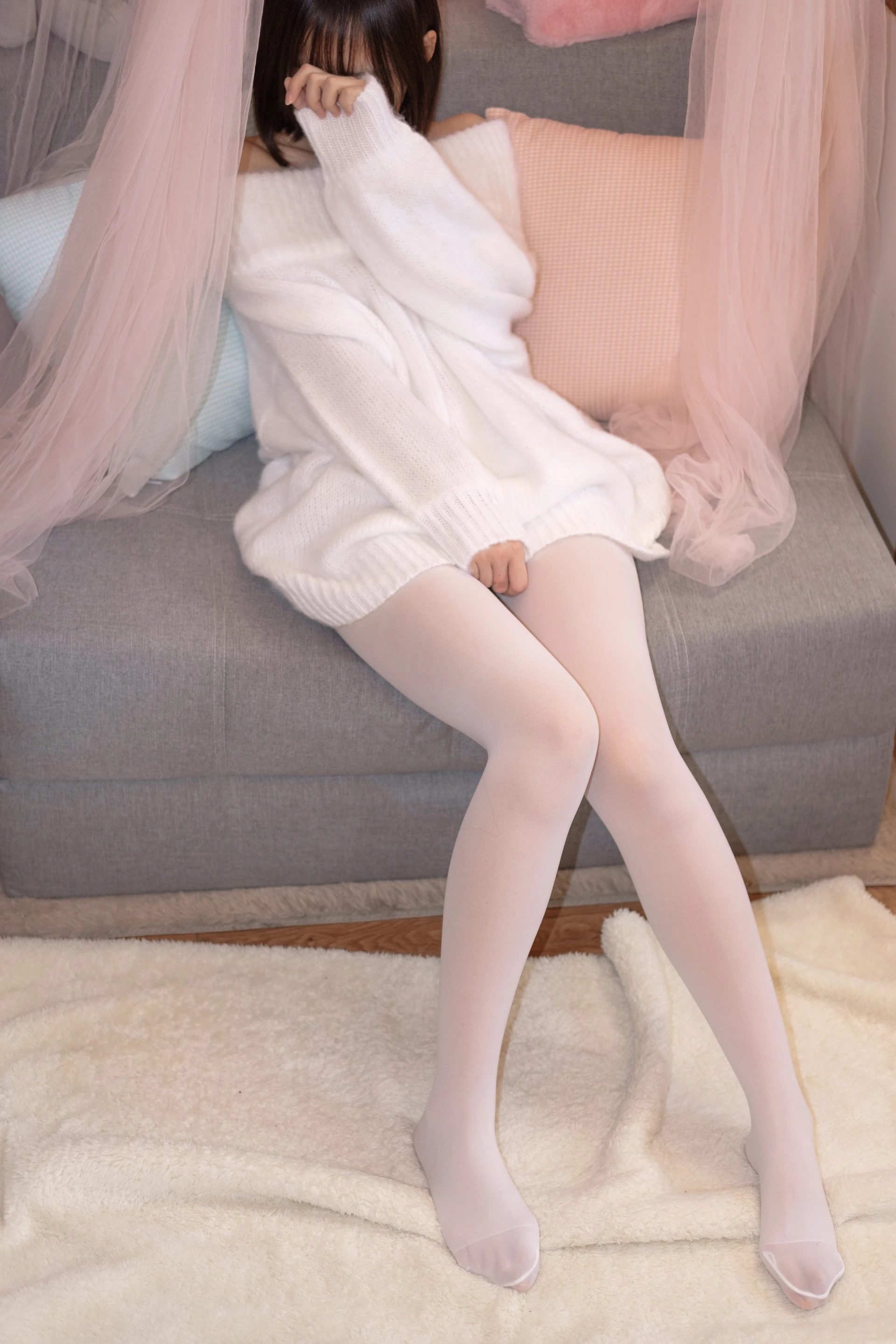 森萝财团 X-012-BETA [110P1V-1.82G]可爱, 森萝财团, 白丝, 美腿, 美足
