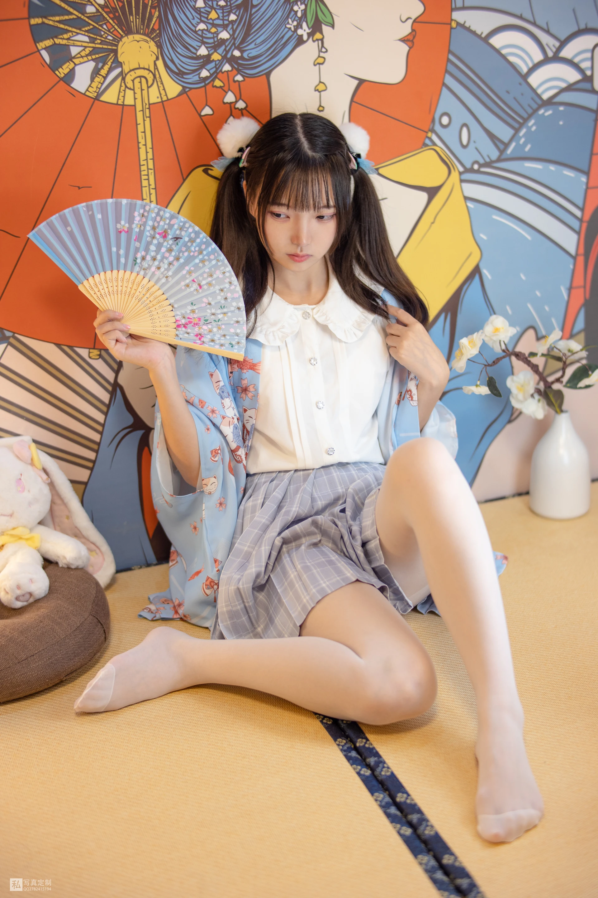 JKFUN-027 [65P1V-2.46G]JKFUN, 可爱, 森萝财团, 白丝, 美腿, 美足