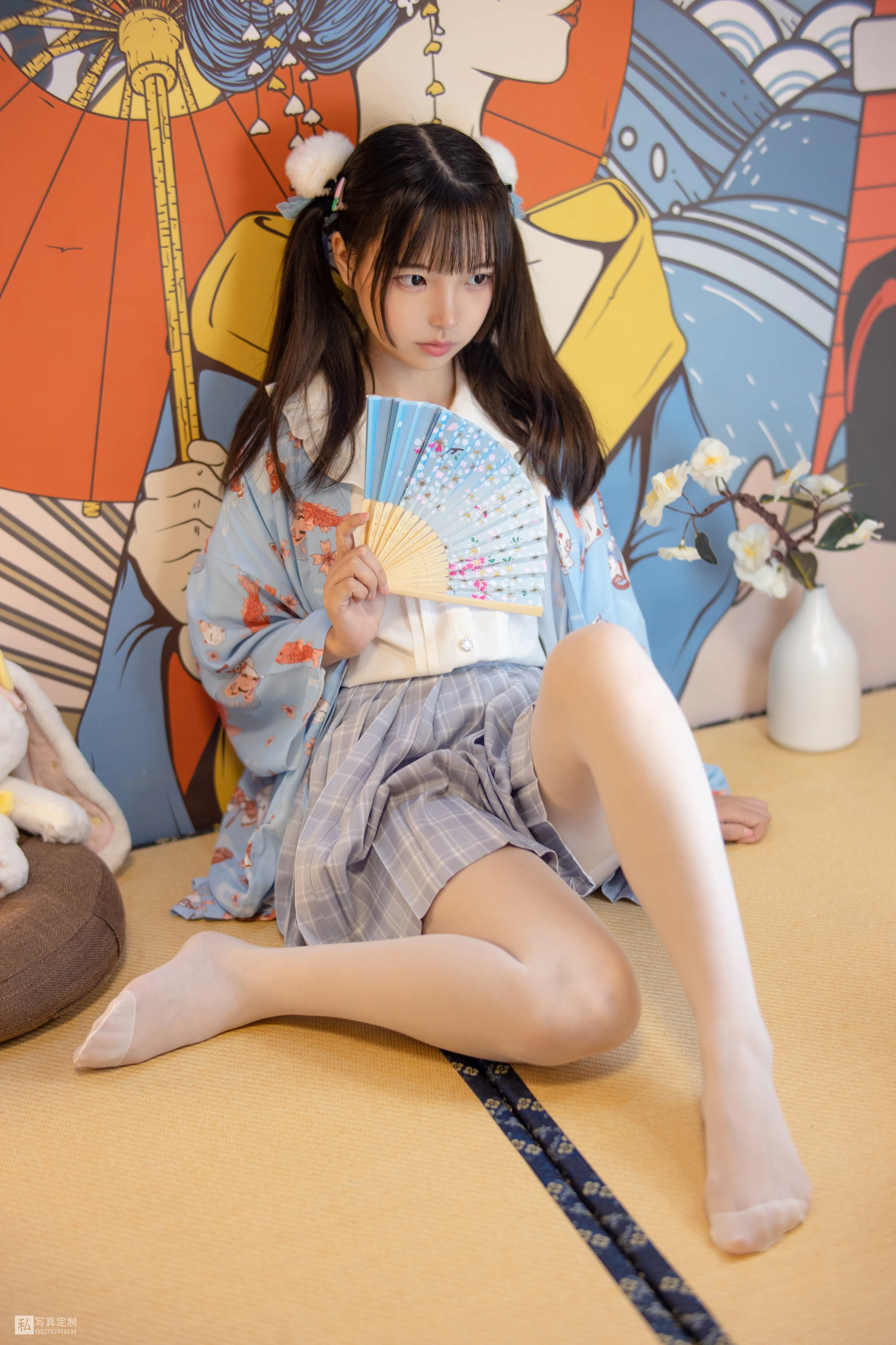 JKFUN-027 [65P1V-2.46G]JKFUN, 可爱, 森萝财团, 白丝, 美腿, 美足
