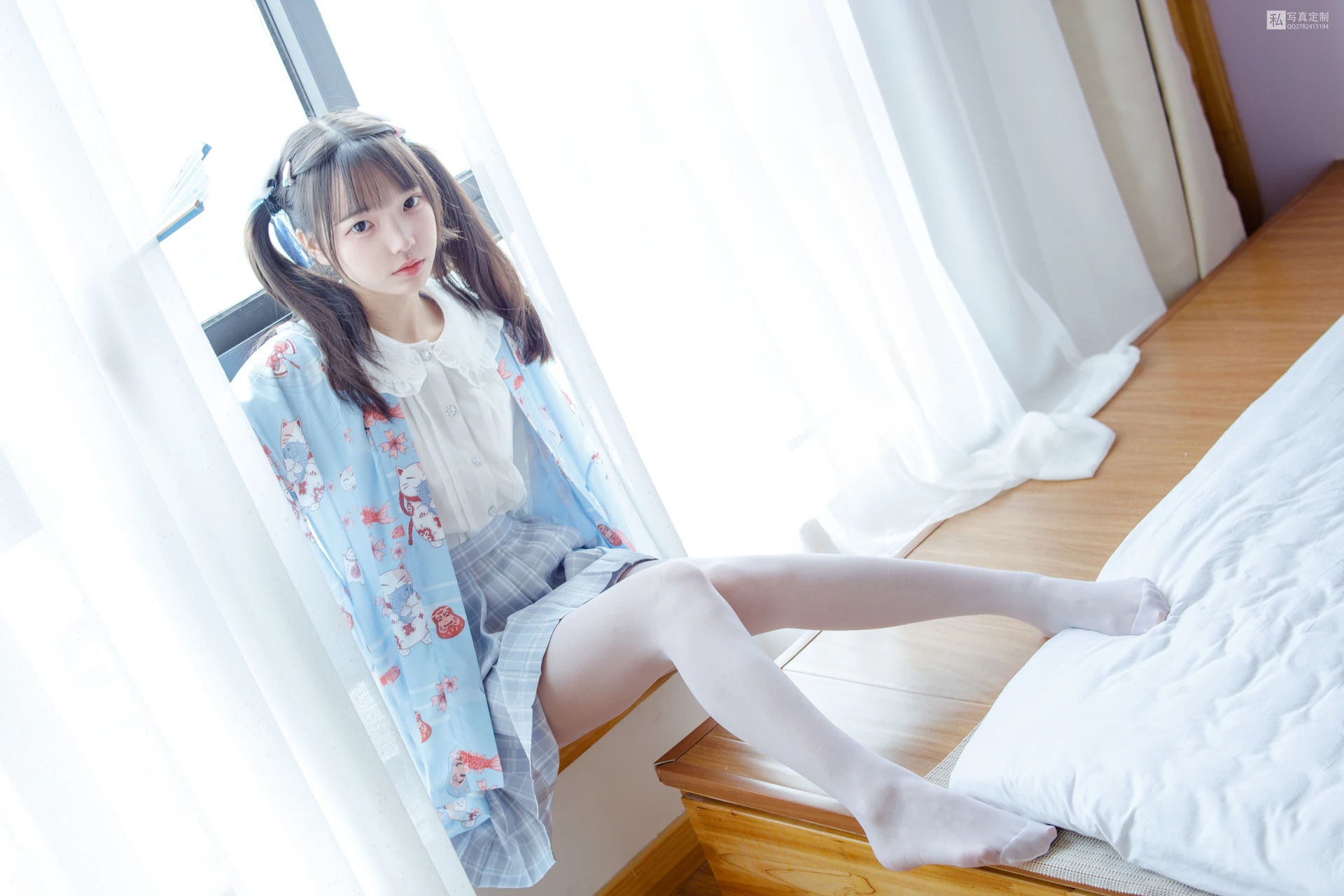 JKFUN-027 [65P1V-2.46G]JKFUN, 可爱, 森萝财团, 白丝, 美腿, 美足