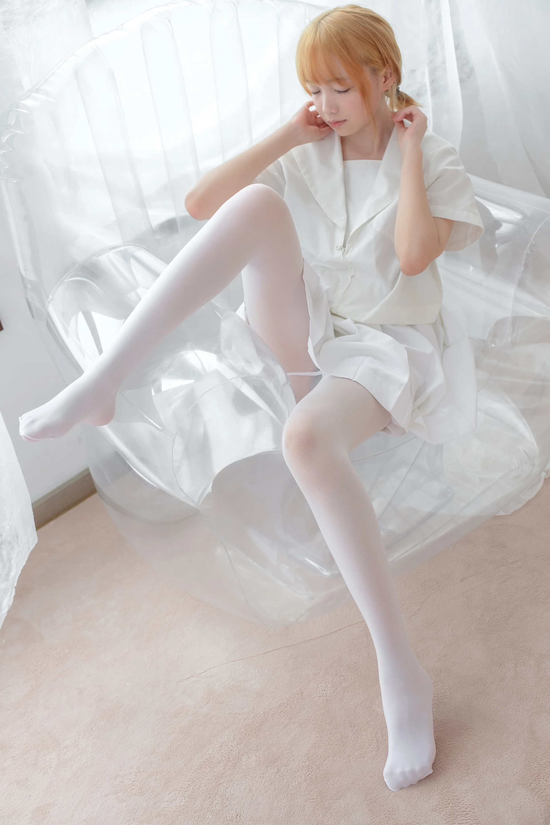 森萝财团 X-038 [116P1V-2.26G]Aika, 制服, 可爱, 森萝财团, 白丝, 美腿
