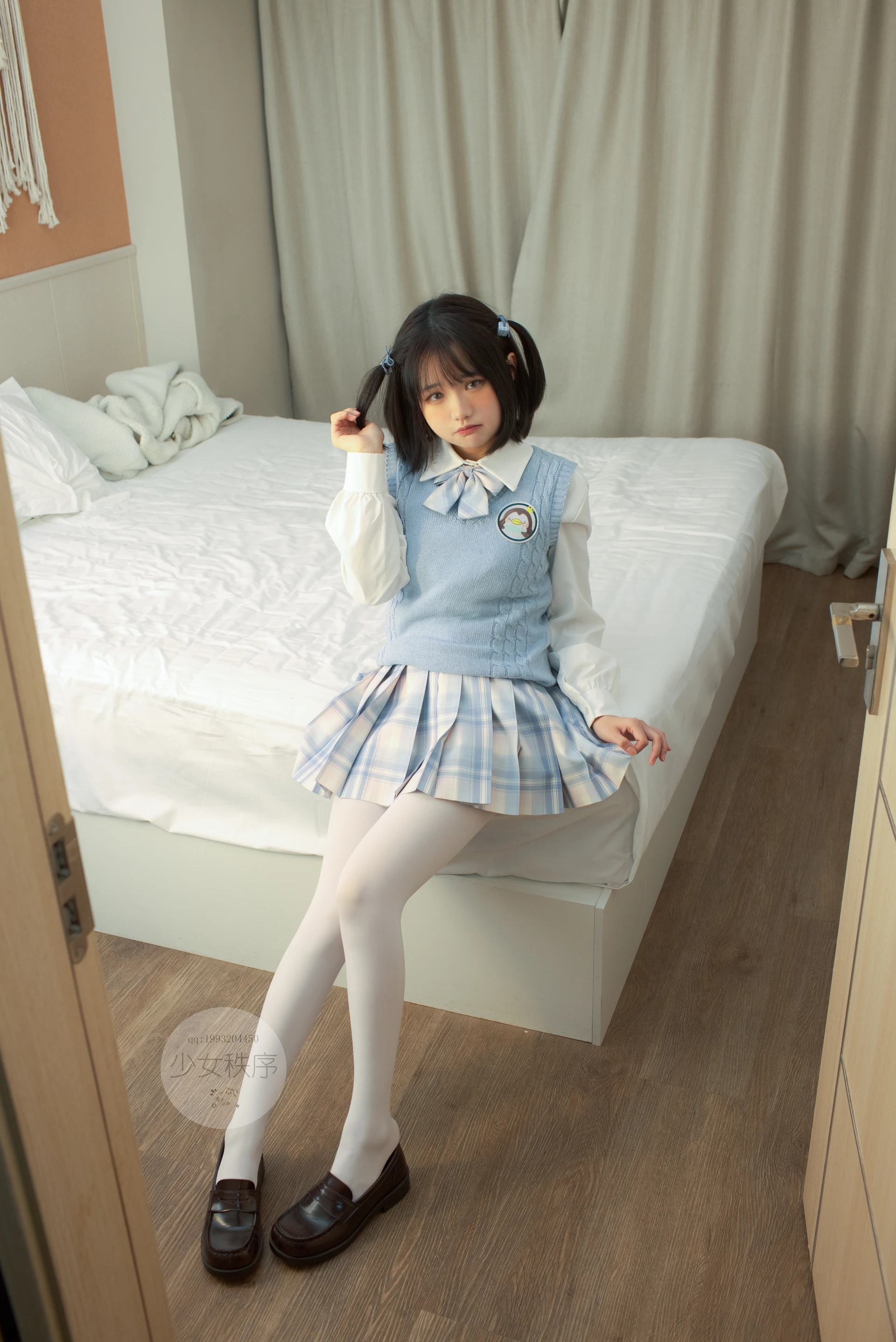 少女秩序 2022春节特别期 ( 限定 ) 白丝短发 [66P-1.07GB]JK制服, 少女秩序, 白丝, 短发, 美腿, 美足