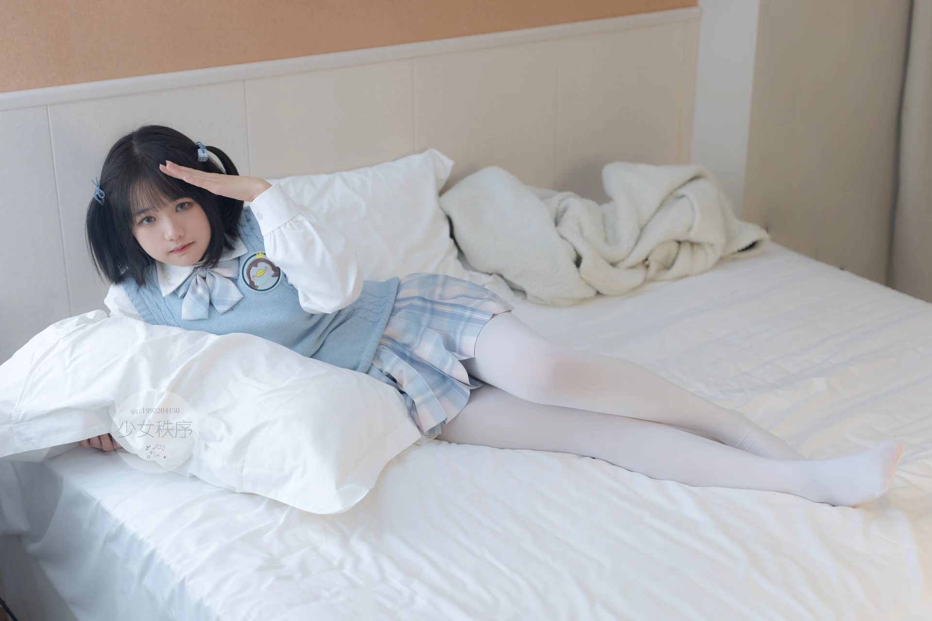 少女秩序 2022春节特别期 ( 限定 ) 白丝短发 [66P-1.07GB]JK制服, 少女秩序, 白丝, 短发, 美腿, 美足