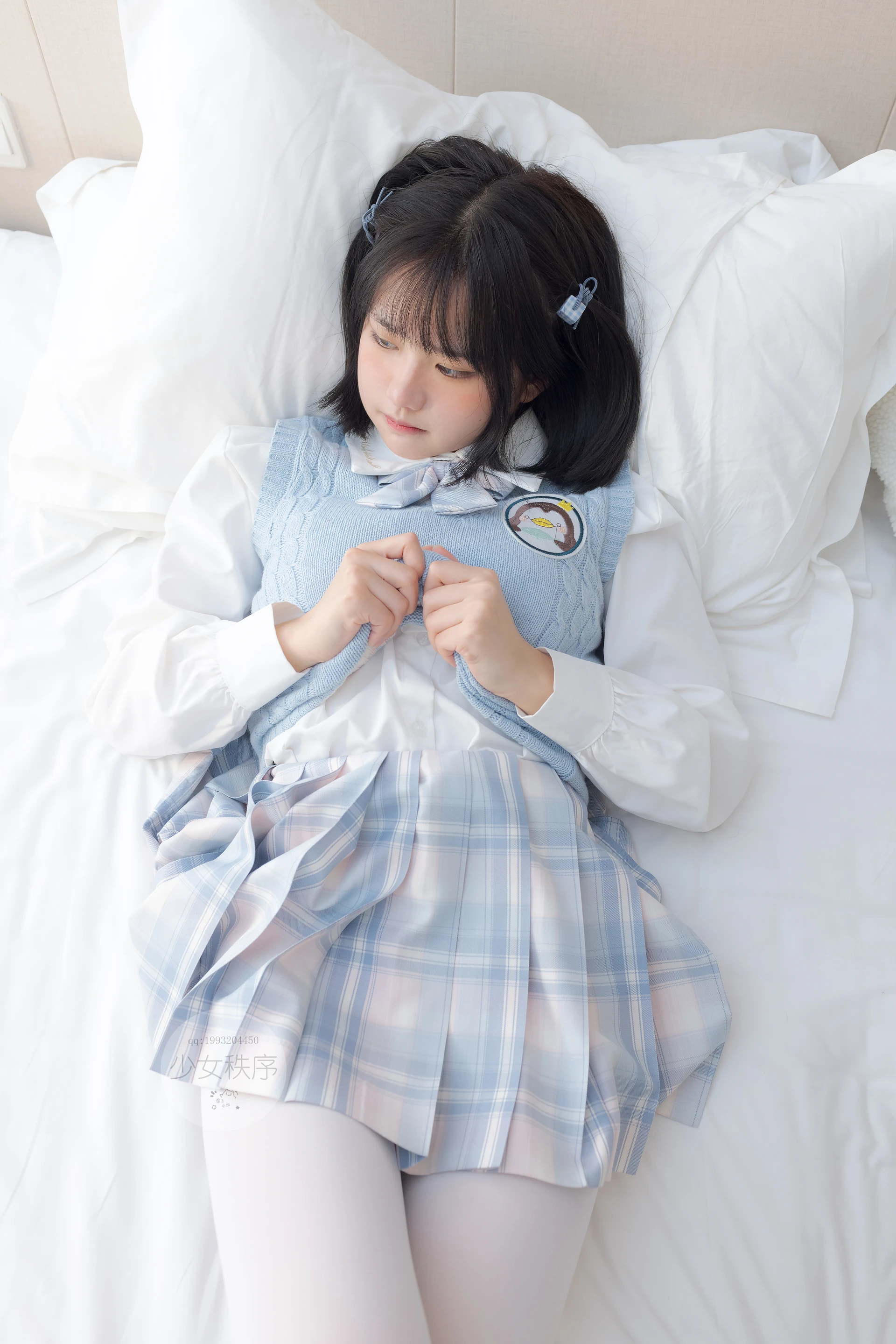 少女秩序 2022春节特别期 ( 限定 ) 白丝短发 [66P-1.07GB]JK制服, 少女秩序, 白丝, 短发, 美腿, 美足