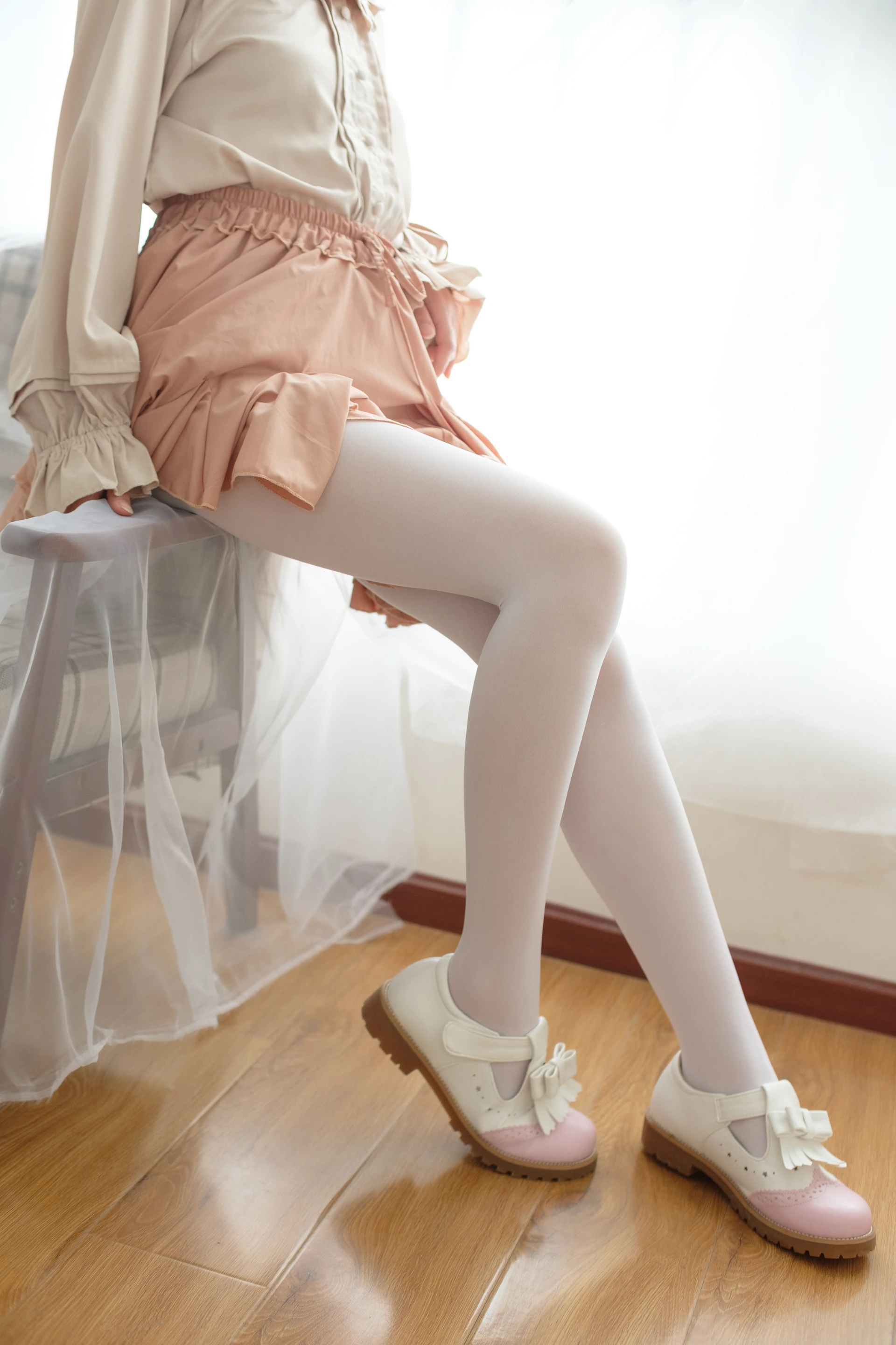 森萝财团 X-029 [95P1V-1.74G]可爱, 森萝财团, 白丝, 美腿, 美足