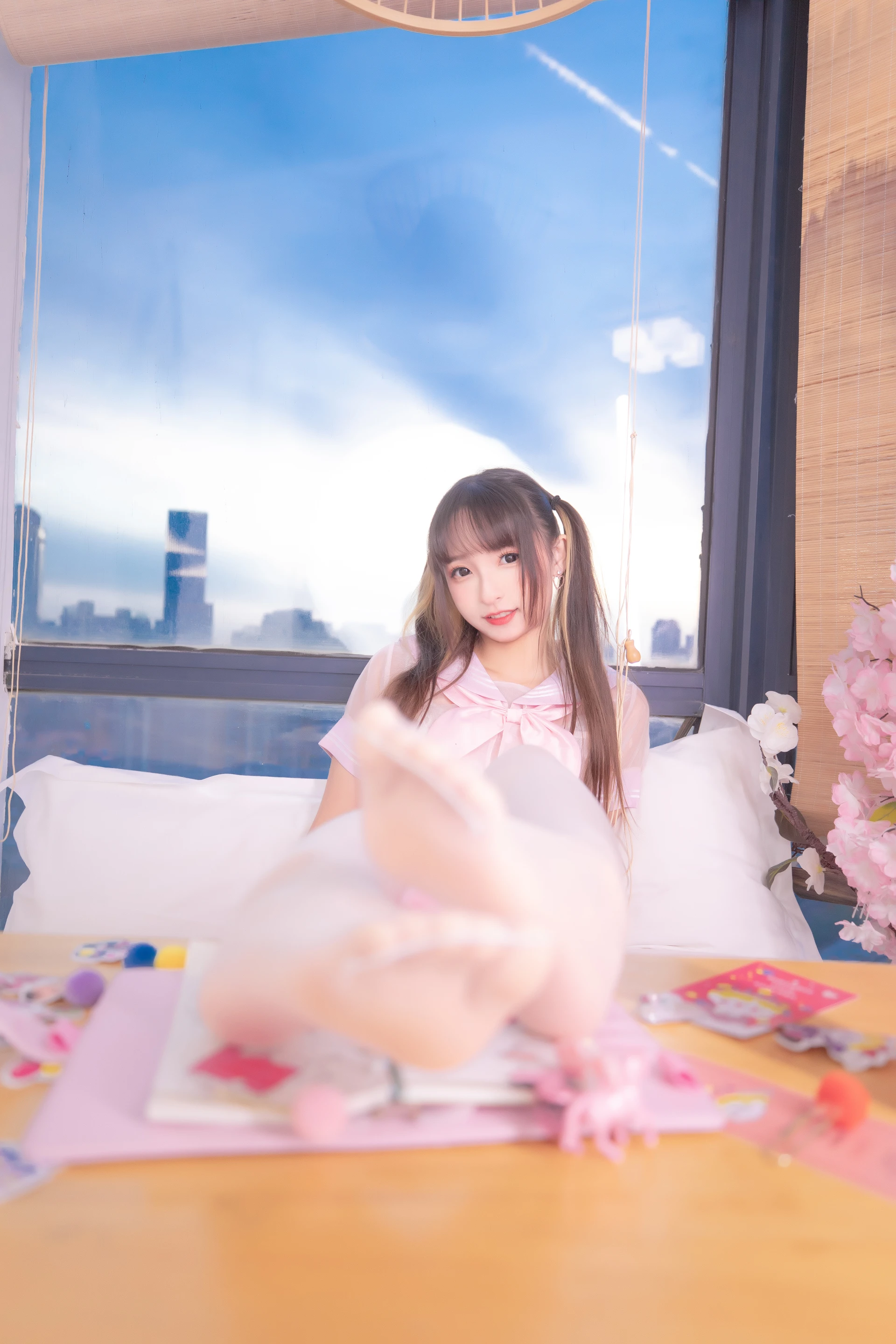 神楽坂真冬 第三季 序号22：《特別なことに》绳の特辑 [150P2V-632MB]JK制服, 内衣, 双马尾, 白丝, 神楽坂真冬, 美腿, 美足, 高跟鞋, 黑丝