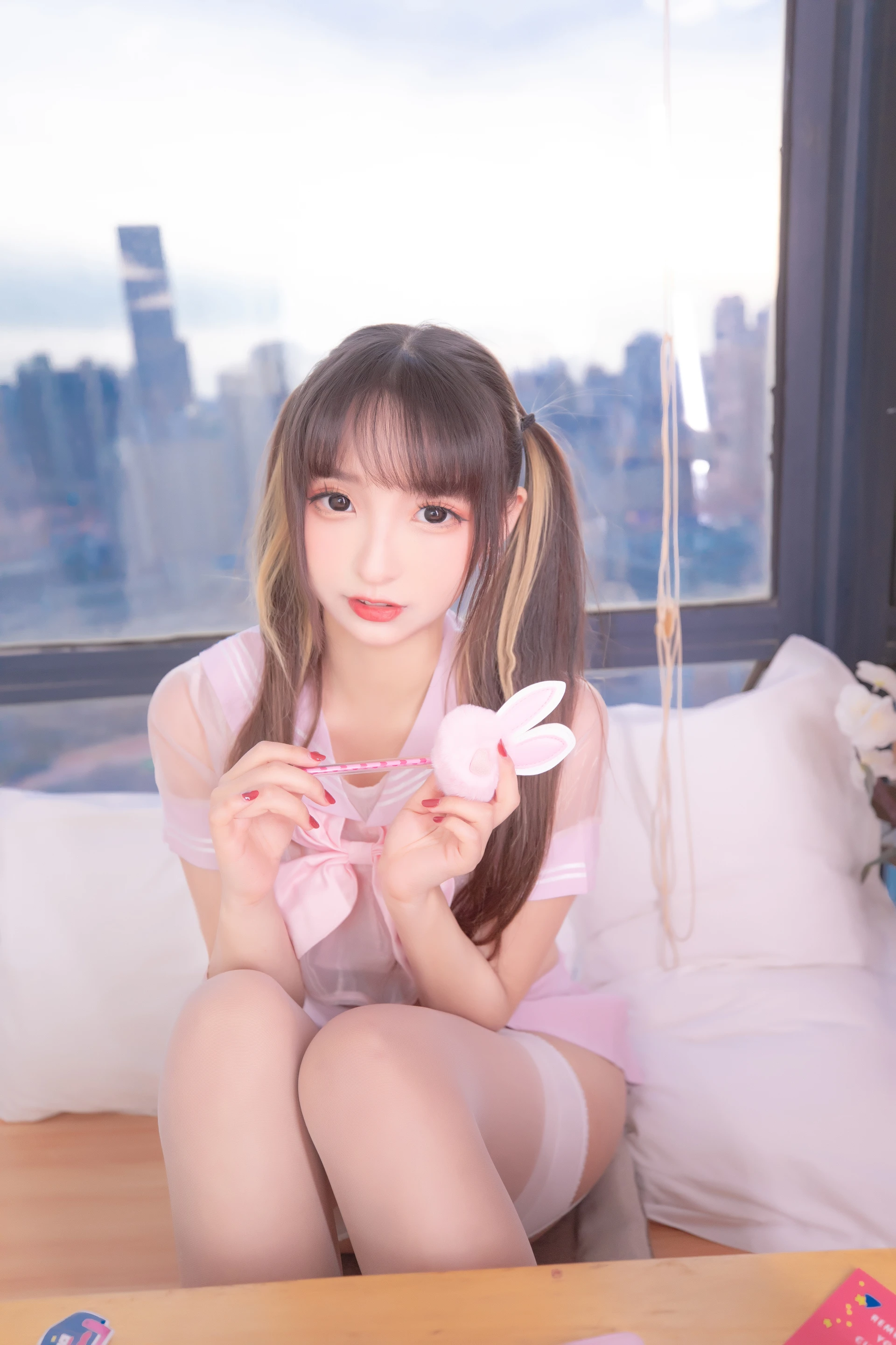 神楽坂真冬 第三季 序号22：《特別なことに》绳の特辑 [150P2V-632MB]JK制服, 内衣, 双马尾, 白丝, 神楽坂真冬, 美腿, 美足, 高跟鞋, 黑丝