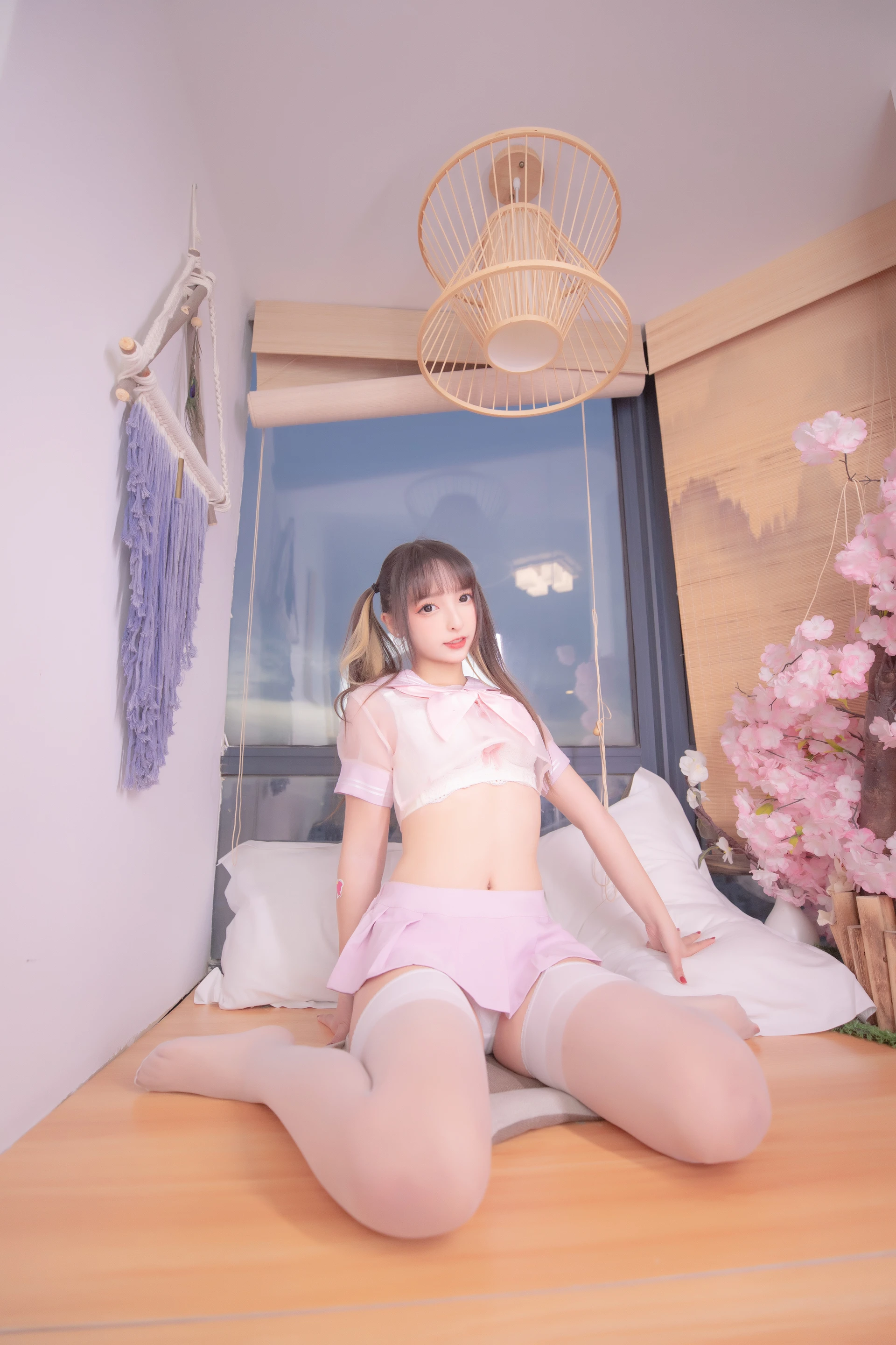 神楽坂真冬 第三季 序号22：《特別なことに》绳の特辑 [150P2V-632MB]JK制服, 内衣, 双马尾, 白丝, 神楽坂真冬, 美腿, 美足, 高跟鞋, 黑丝