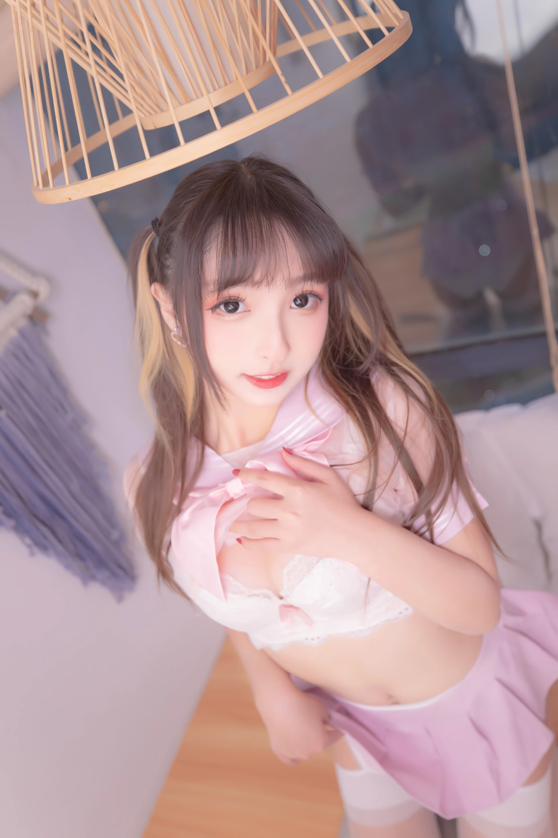 神楽坂真冬 第三季 序号22：《特別なことに》绳の特辑 [150P2V-632MB]JK制服, 内衣, 双马尾, 白丝, 神楽坂真冬, 美腿, 美足, 高跟鞋, 黑丝