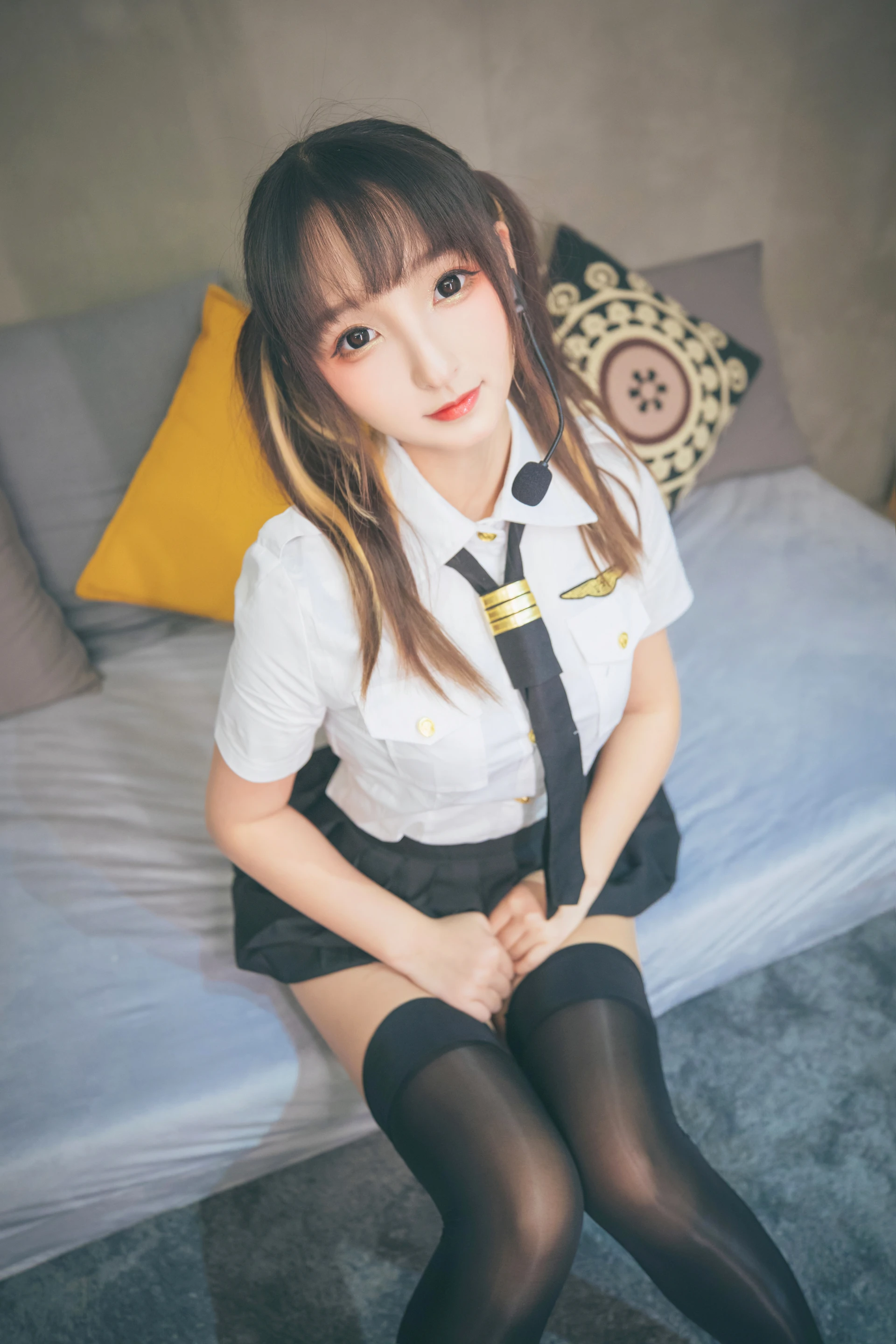 神楽坂真冬 第三季 序号24：「お帰りなさい、指揮官」 [150P2V-666MB]OL制服, 内衣, 双马尾, 神楽坂真冬, 美腿, 美足, 高跟鞋, 黑丝