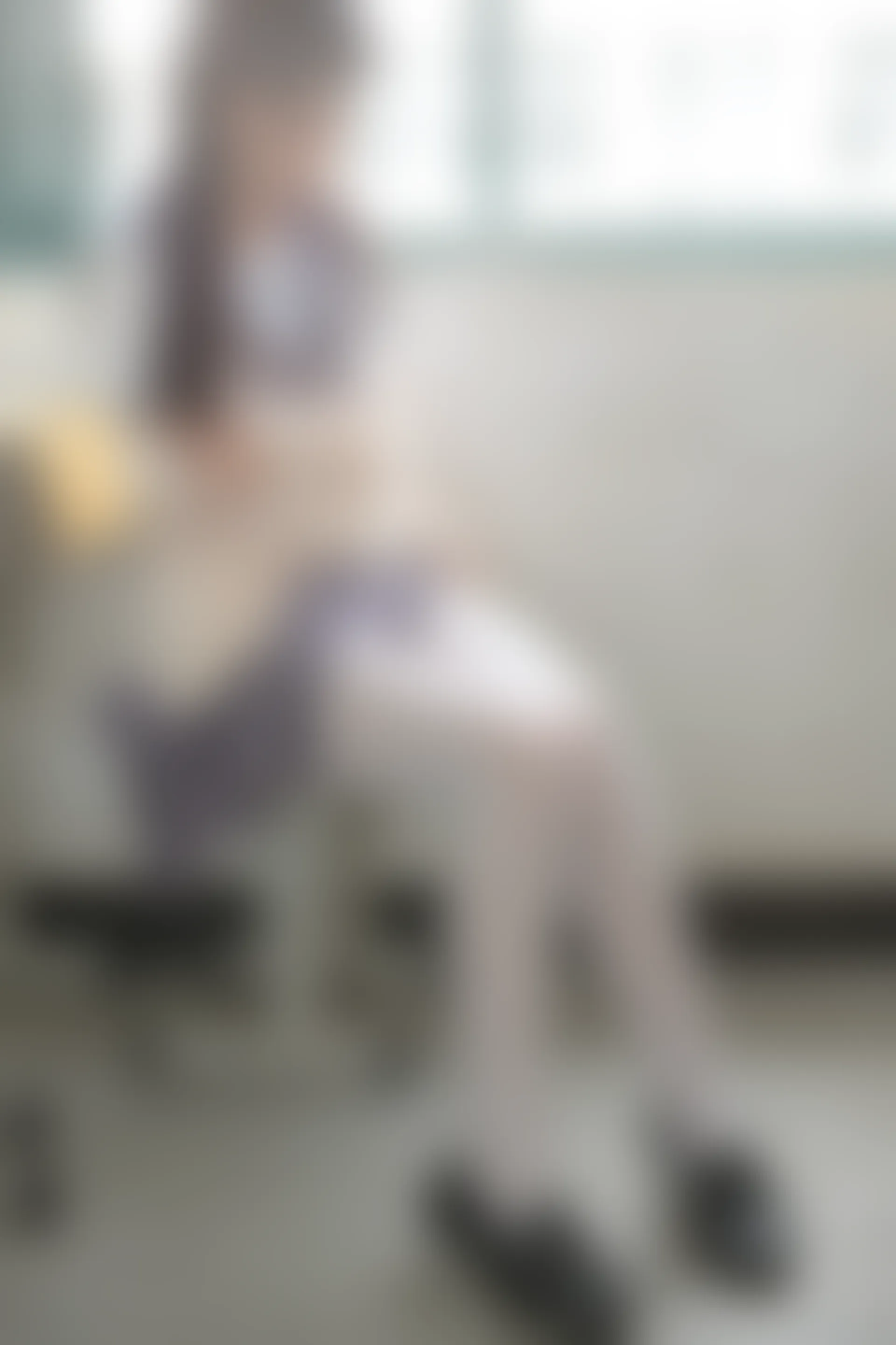 森萝财团 X-017 [99P1V-1.24G]学生装, 校服, 森萝财团, 白丝, 美腿