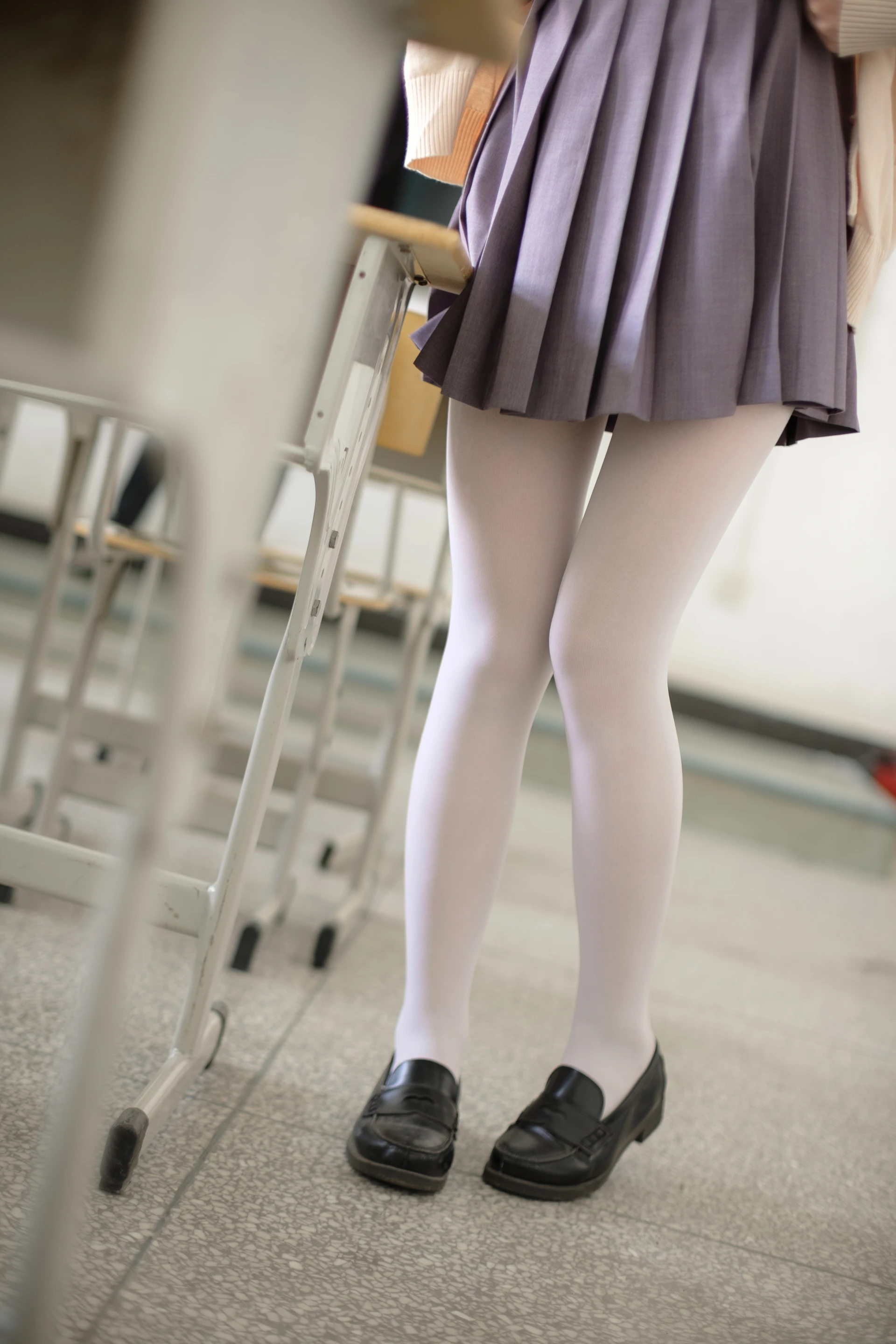 森萝财团 X-017 [99P1V-1.24G]学生装, 校服, 森萝财团, 白丝, 美腿