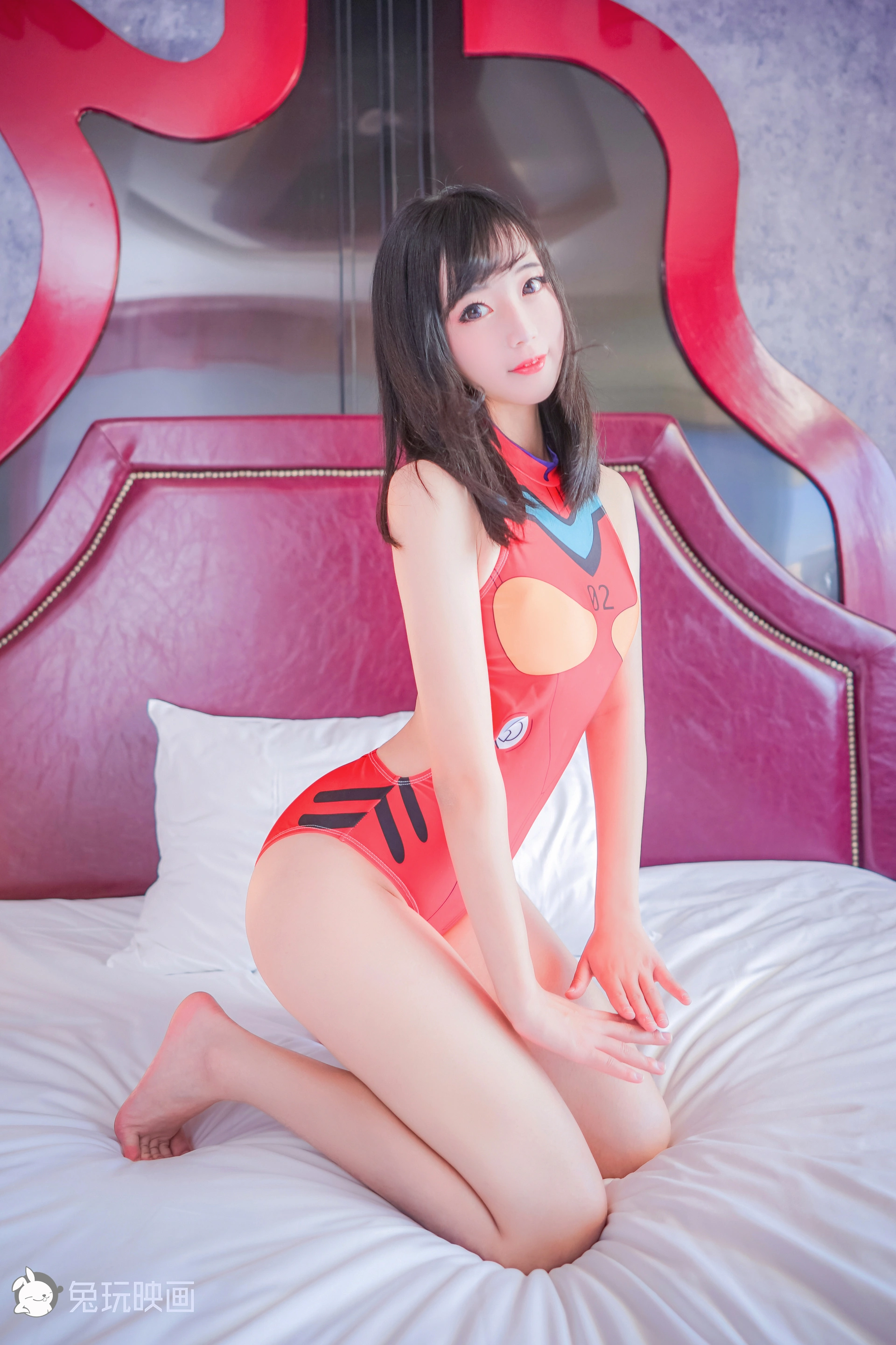 兔玩映画 夏日泳装 Vol.038 红色系 [43P-443MB]