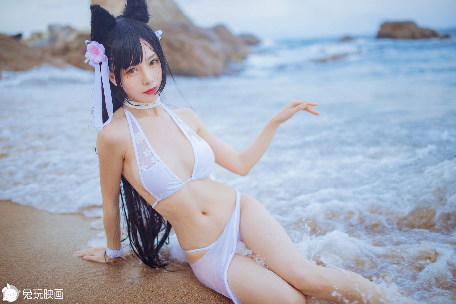 C16.001 獒犬海边泳装 [41P-403MB]