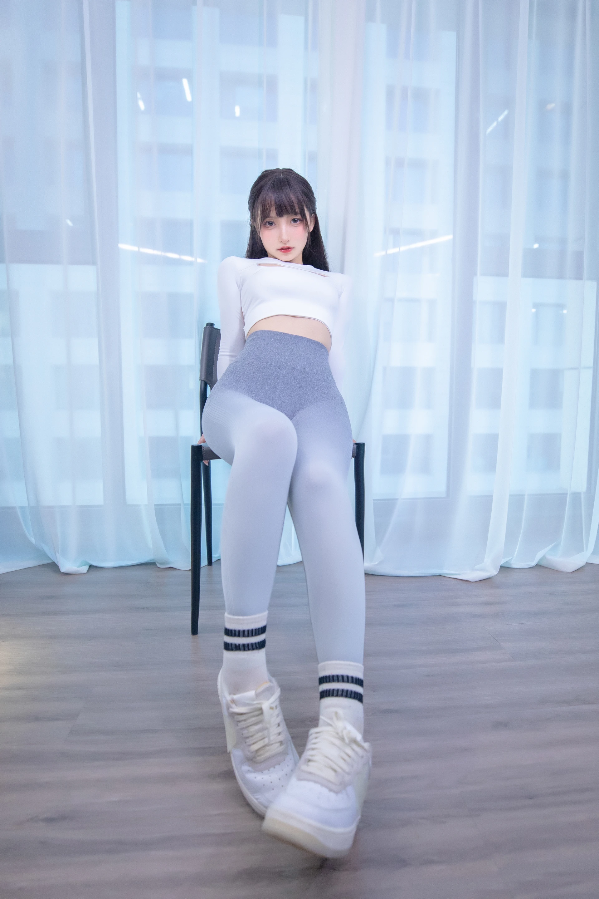 神楽坂真冬 第四季 序号5：《瑜伽少女》 [75P-205MB]内衣, 双马尾, 瑜伽服, 神楽坂真冬, 美腿, 美足