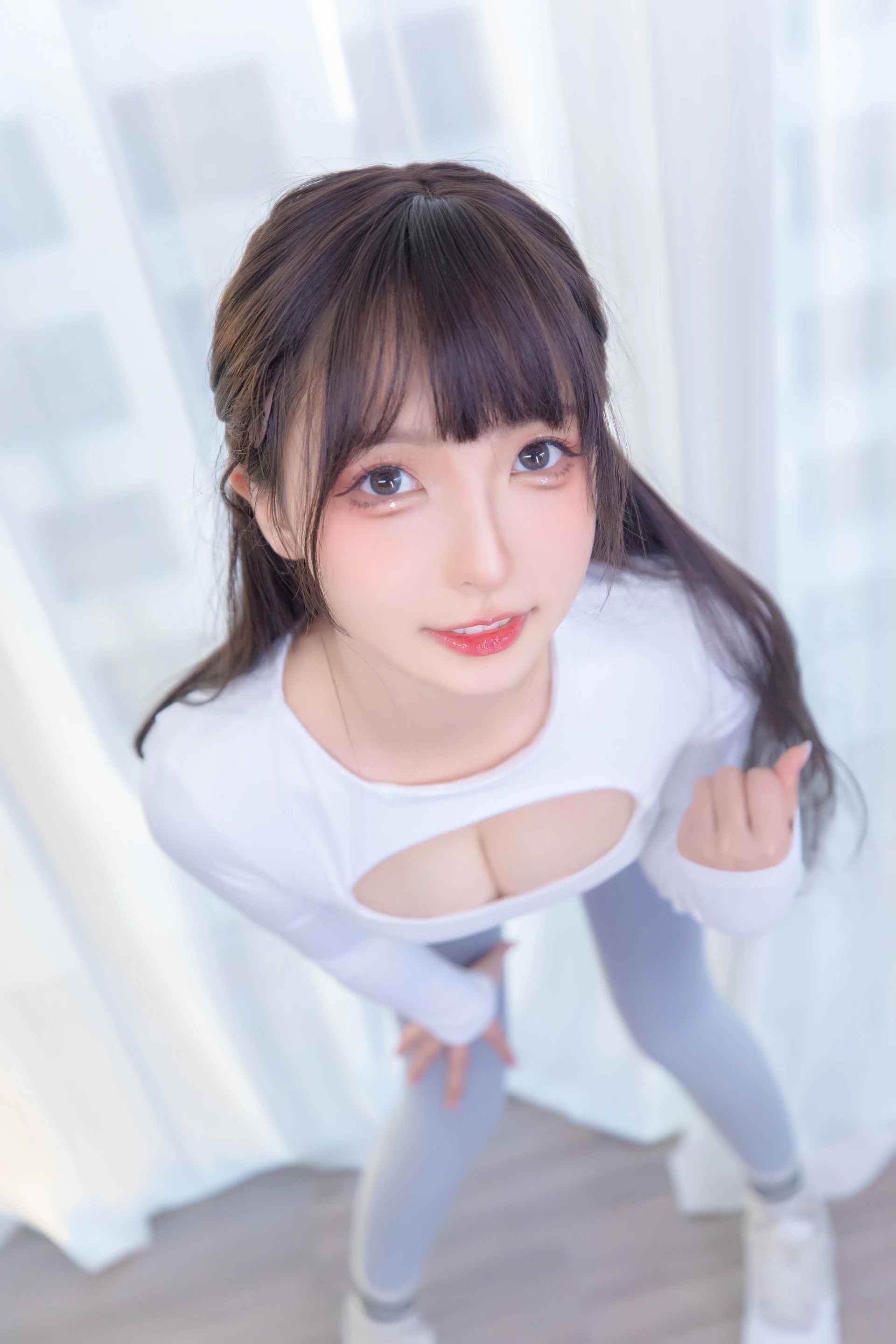 神楽坂真冬 第四季 序号5：《瑜伽少女》 [75P-205MB]内衣, 双马尾, 瑜伽服, 神楽坂真冬, 美腿, 美足