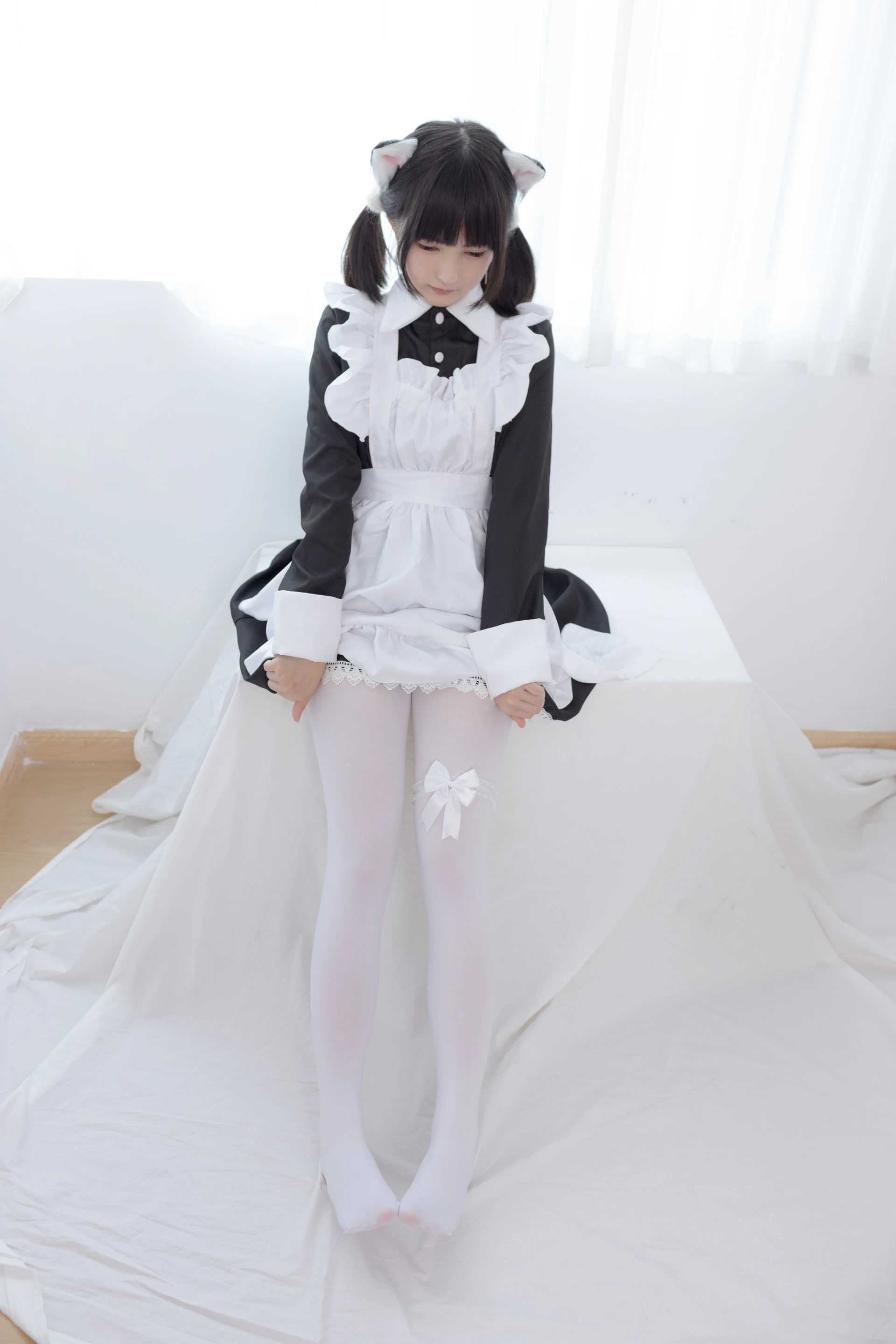 少女秩序 GR06L 小葵 双马尾白丝猫耳女仆 [65P-877MB]双马尾, 女仆, 小葵, 少女秩序, 猫耳, 白丝, 美腿, 美足