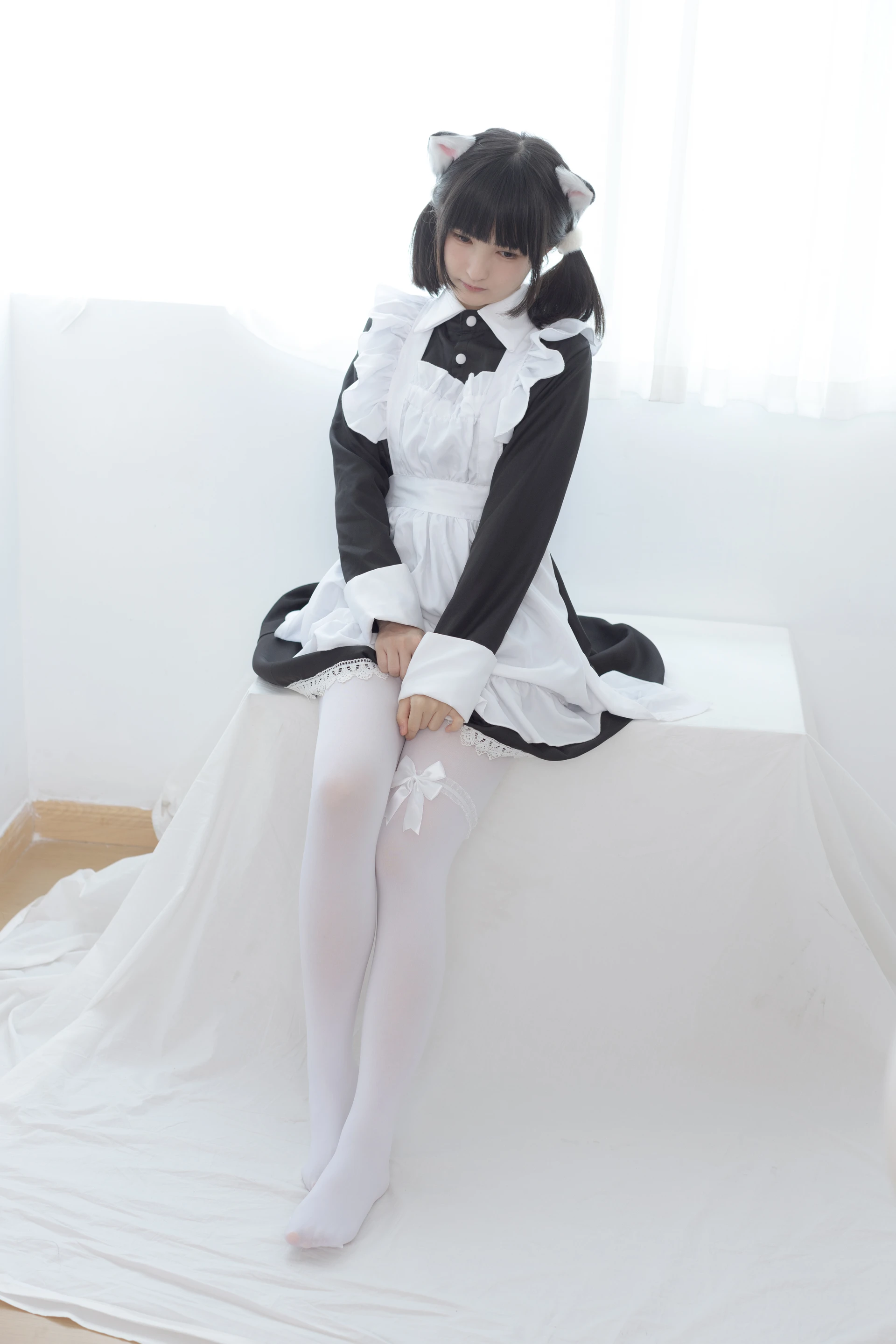 少女秩序 GR06L 小葵 双马尾白丝猫耳女仆 [65P-877MB]双马尾, 女仆, 小葵, 少女秩序, 猫耳, 白丝, 美腿, 美足