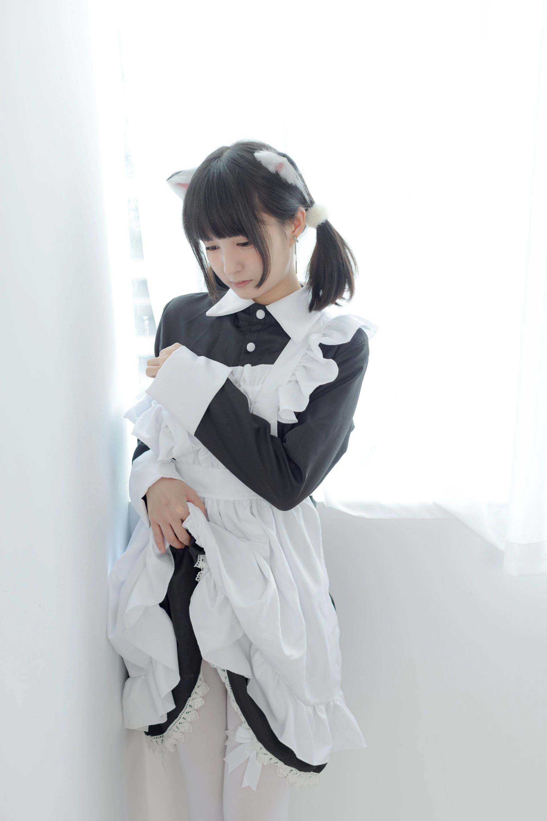 少女秩序 GR06L 小葵 双马尾白丝猫耳女仆 [65P-877MB]双马尾, 女仆, 小葵, 少女秩序, 猫耳, 白丝, 美腿, 美足