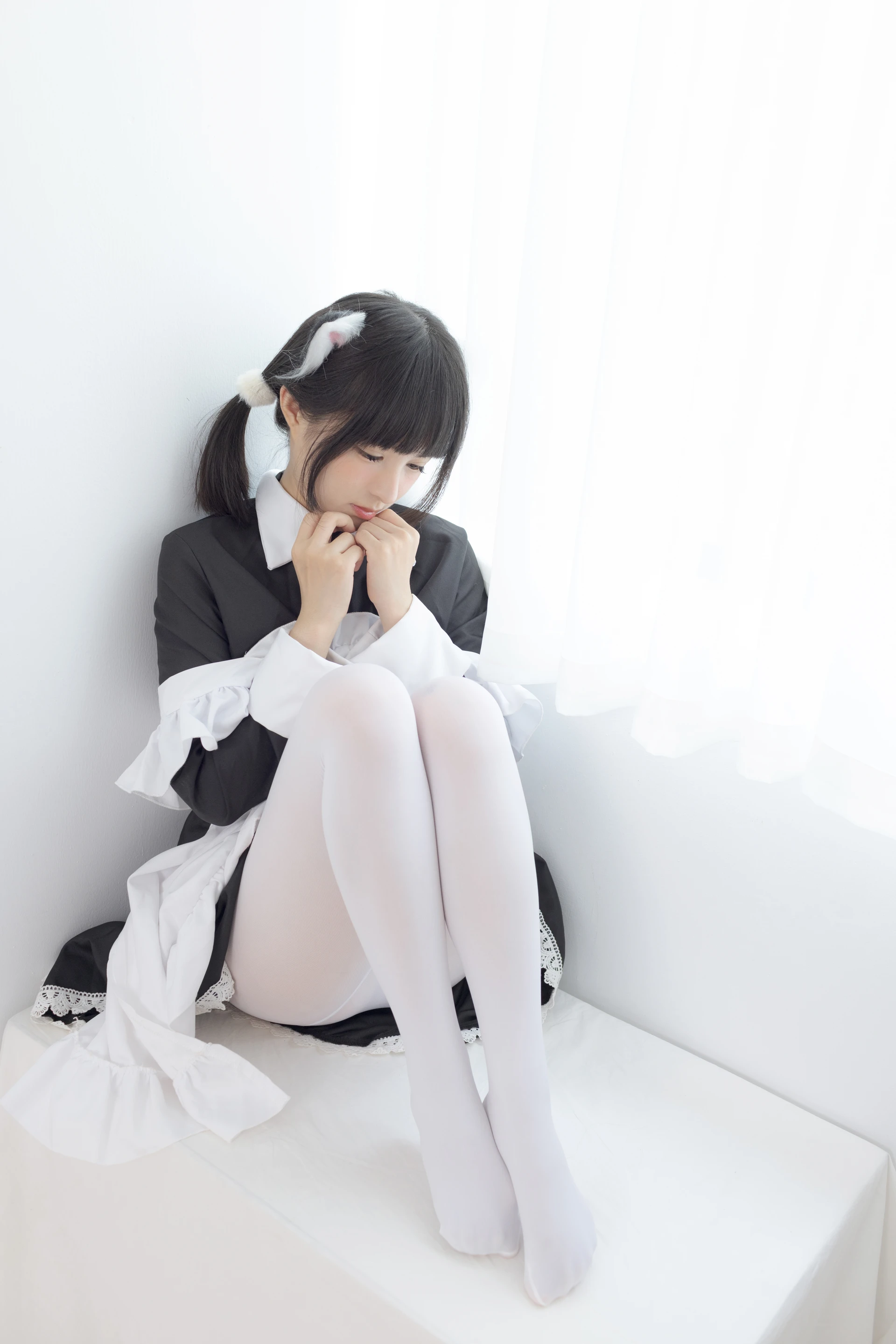 少女秩序 GR06L 小葵 双马尾白丝猫耳女仆 [65P-877MB]双马尾, 女仆, 小葵, 少女秩序, 猫耳, 白丝, 美腿, 美足