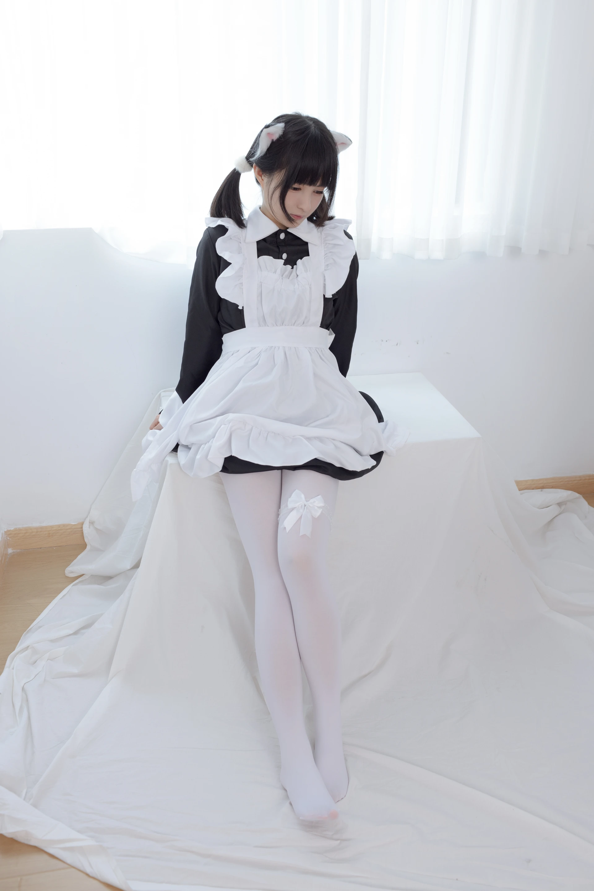 少女秩序 GR06L 小葵 双马尾白丝猫耳女仆 [65P-877MB]双马尾, 女仆, 小葵, 少女秩序, 猫耳, 白丝, 美腿, 美足