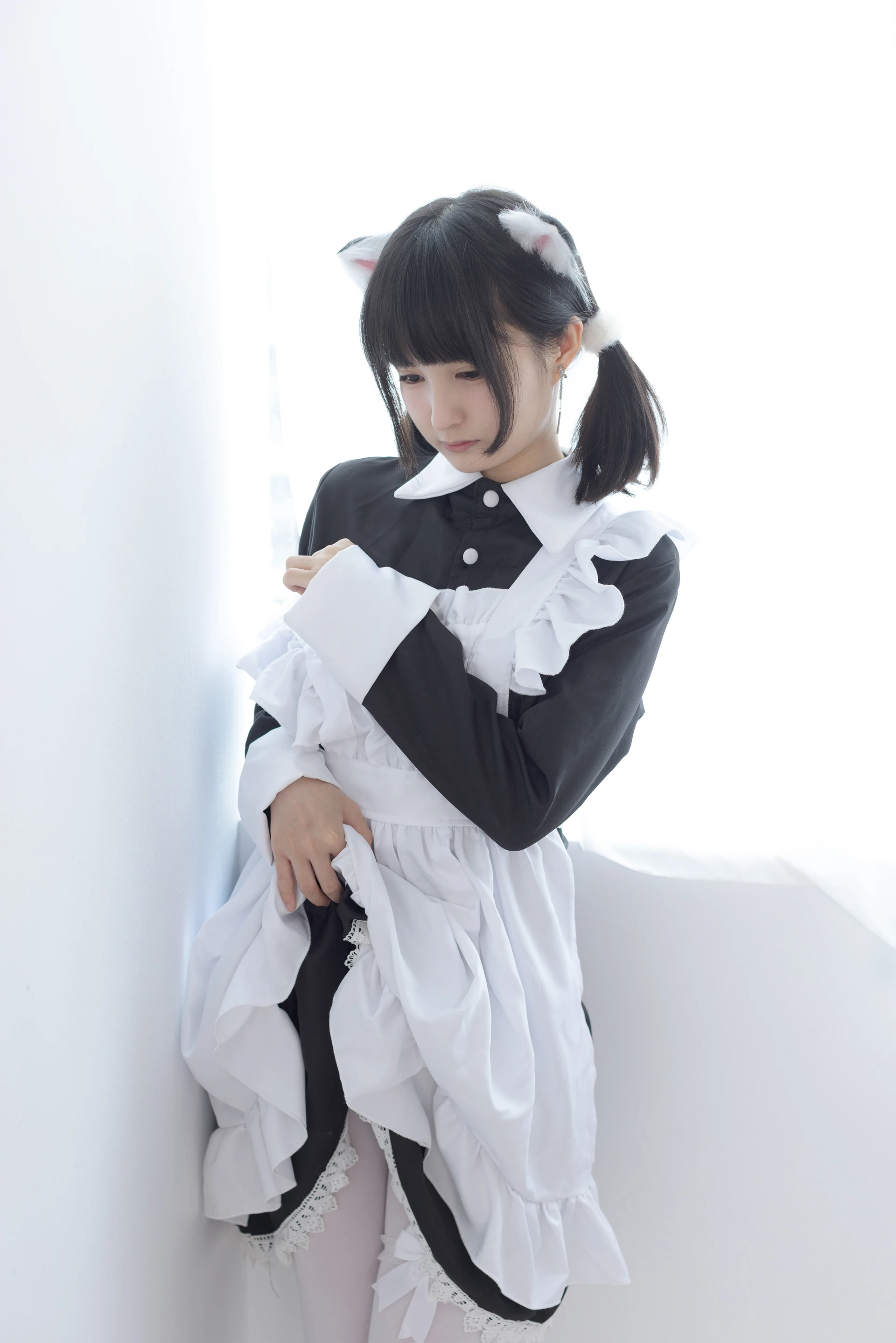 少女秩序 GR06L 小葵 双马尾白丝猫耳女仆 [65P-877MB]双马尾, 女仆, 小葵, 少女秩序, 猫耳, 白丝, 美腿, 美足