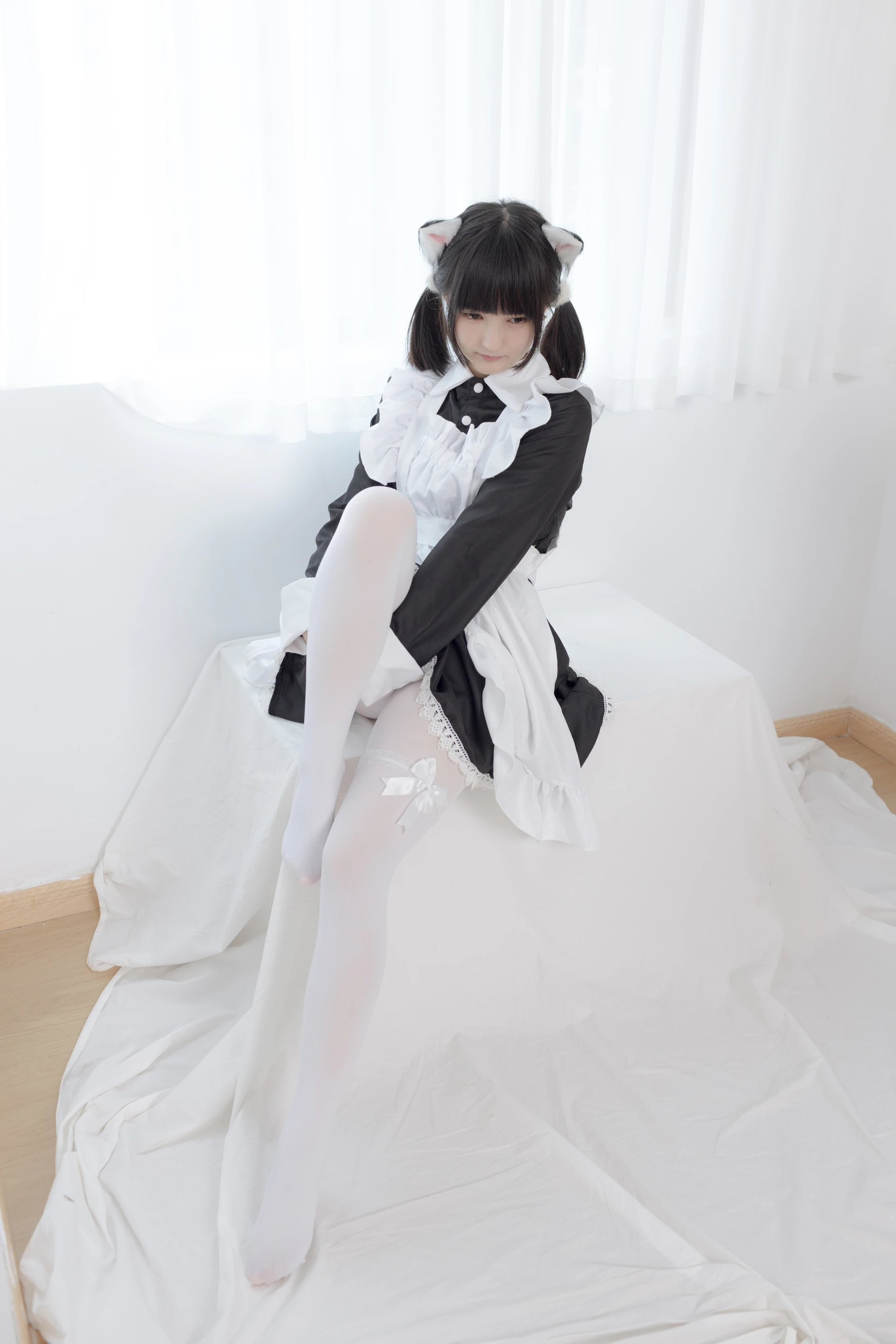 少女秩序 GR06L 小葵 双马尾白丝猫耳女仆 [65P-877MB]双马尾, 女仆, 小葵, 少女秩序, 猫耳, 白丝, 美腿, 美足