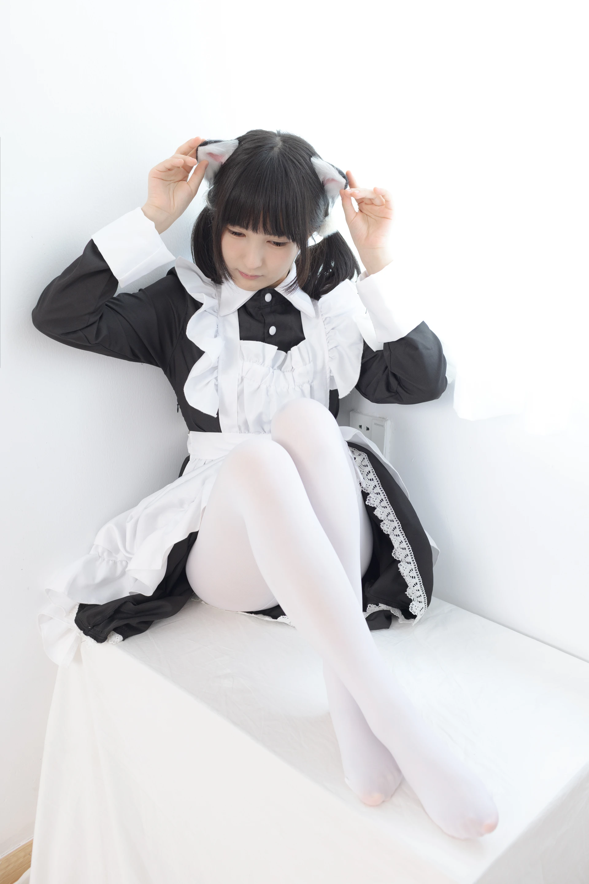 少女秩序 GR06L 小葵 双马尾白丝猫耳女仆 [65P-877MB]双马尾, 女仆, 小葵, 少女秩序, 猫耳, 白丝, 美腿, 美足