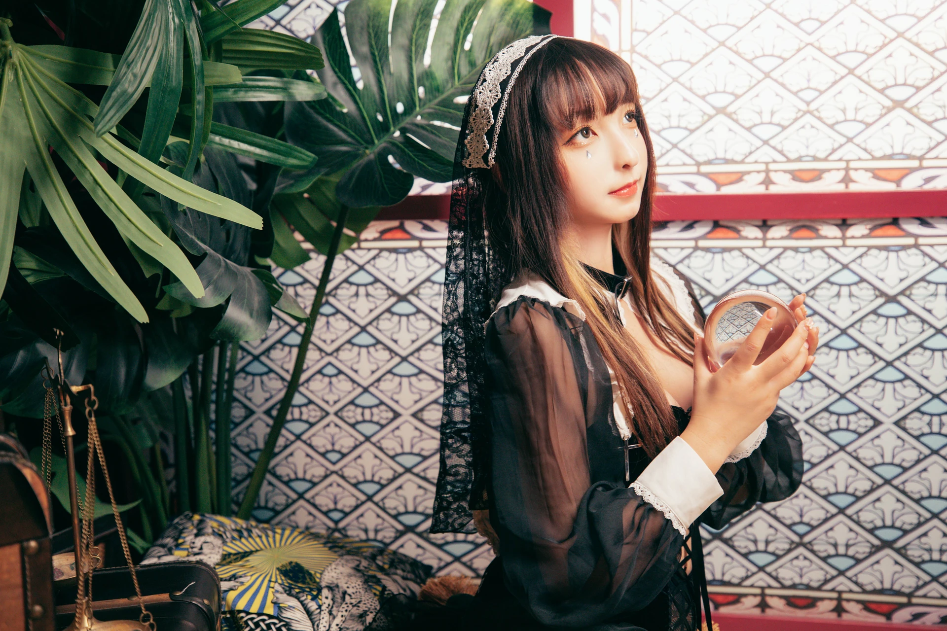 神楽坂真冬 第三季 序号19：《光の囁き 》光の修女 [150P2V-884MB]修女, 内衣, 双马尾, 白丝, 神楽坂真冬, 美腿, 美足, 高跟鞋, 黑丝