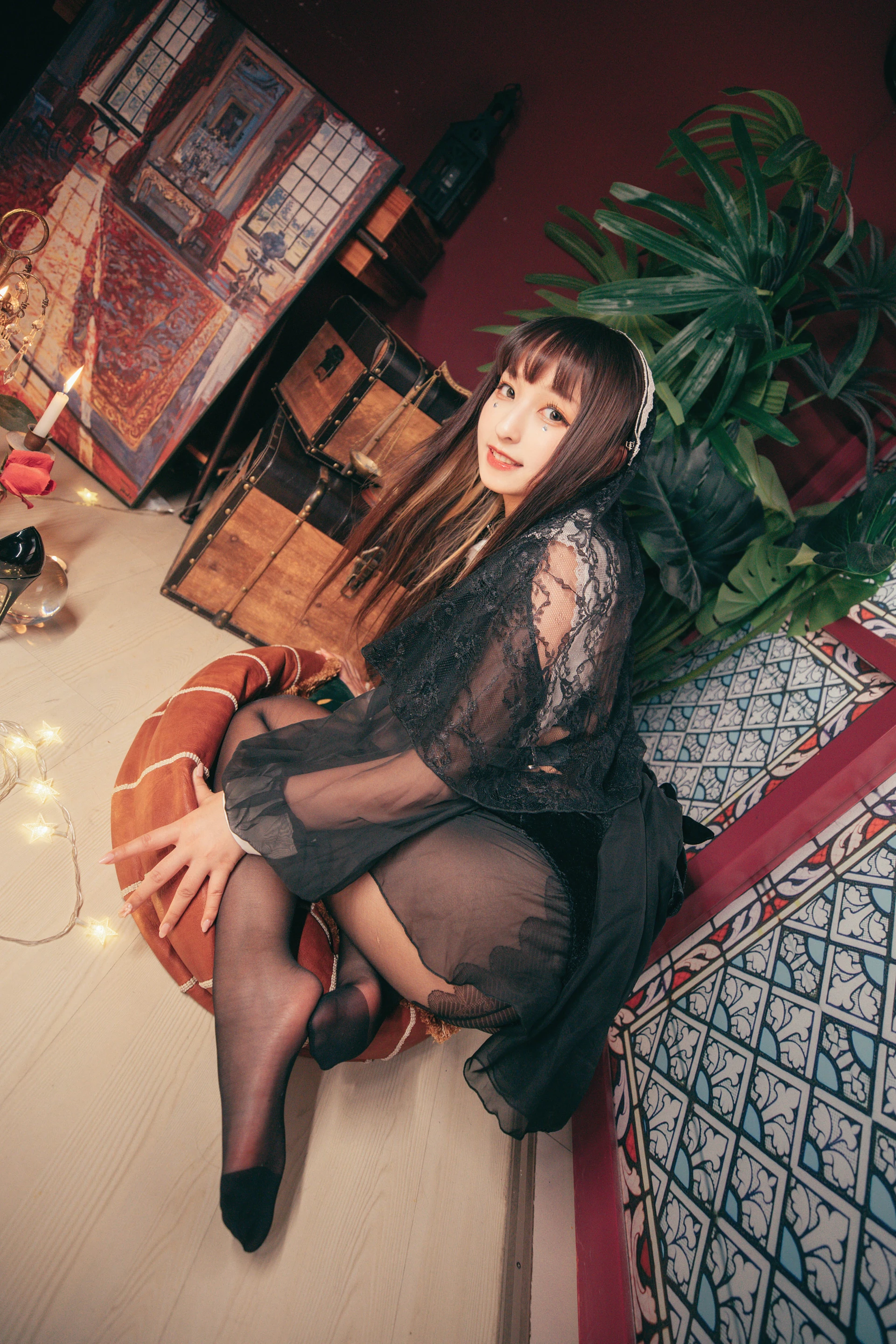 神楽坂真冬 第三季 序号19：《光の囁き 》光の修女 [150P2V-884MB]修女, 内衣, 双马尾, 白丝, 神楽坂真冬, 美腿, 美足, 高跟鞋, 黑丝