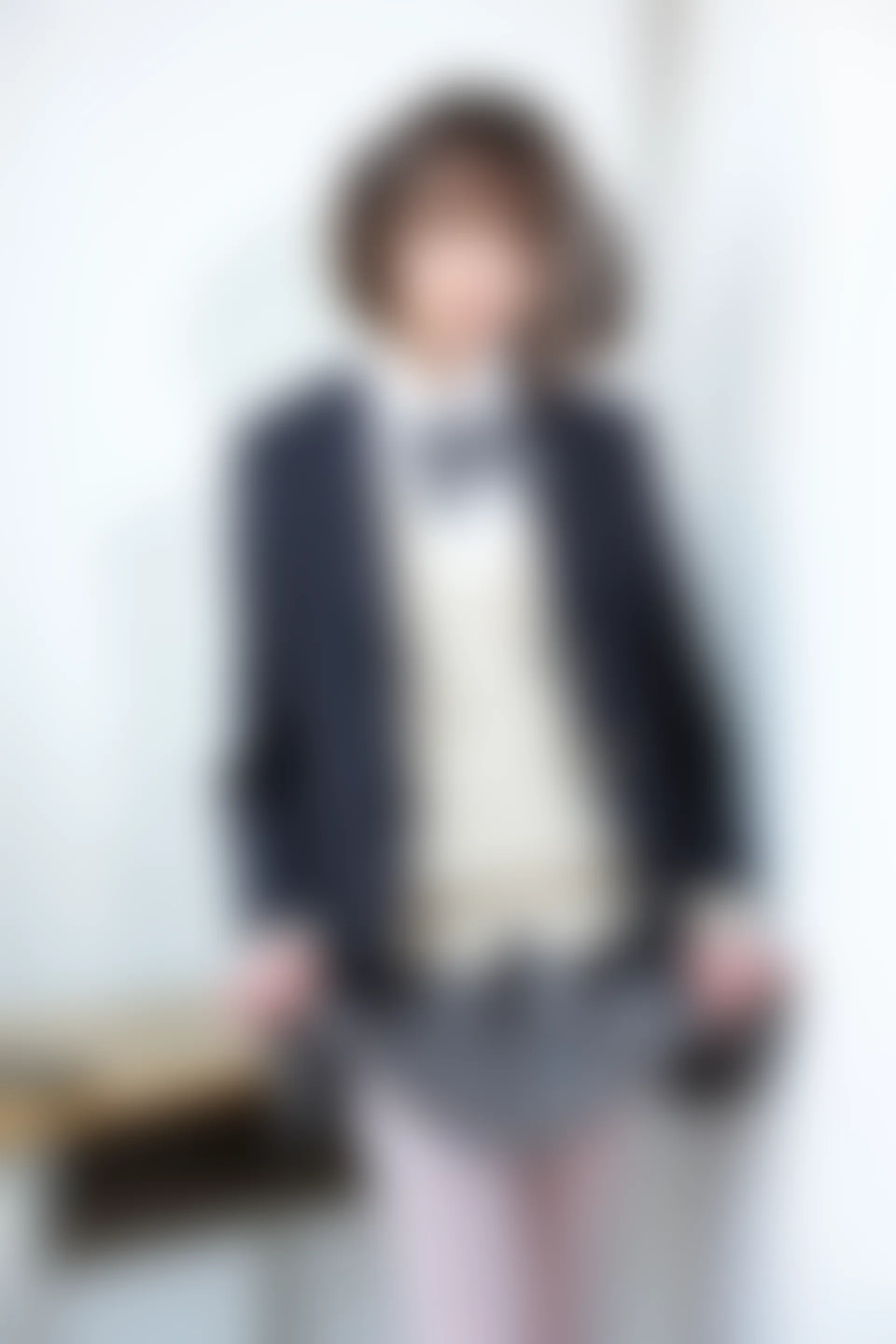 森萝财团 X-010-SSR [83P1V-1.46G]学生装, 校服, 森萝财团, 白丝, 美腿