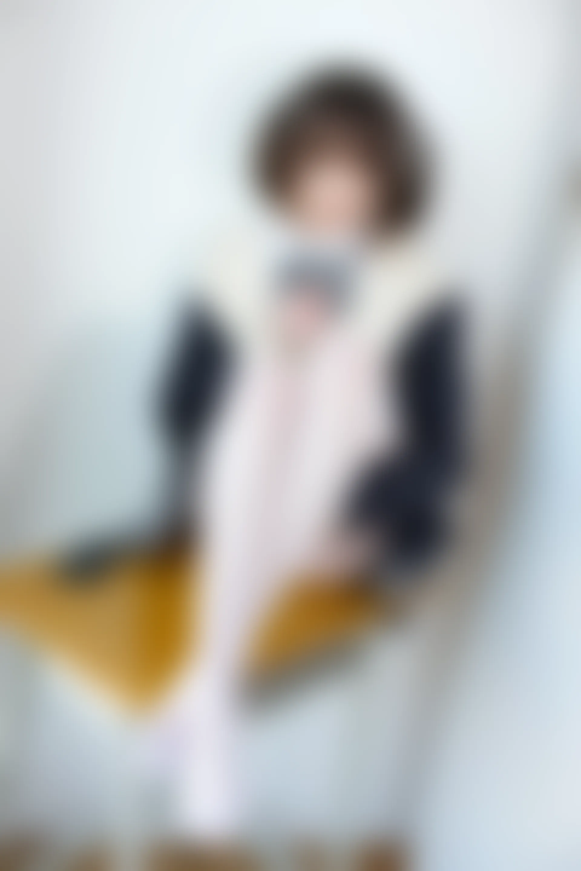 森萝财团 X-010-SSR [83P1V-1.46G]学生装, 校服, 森萝财团, 白丝, 美腿