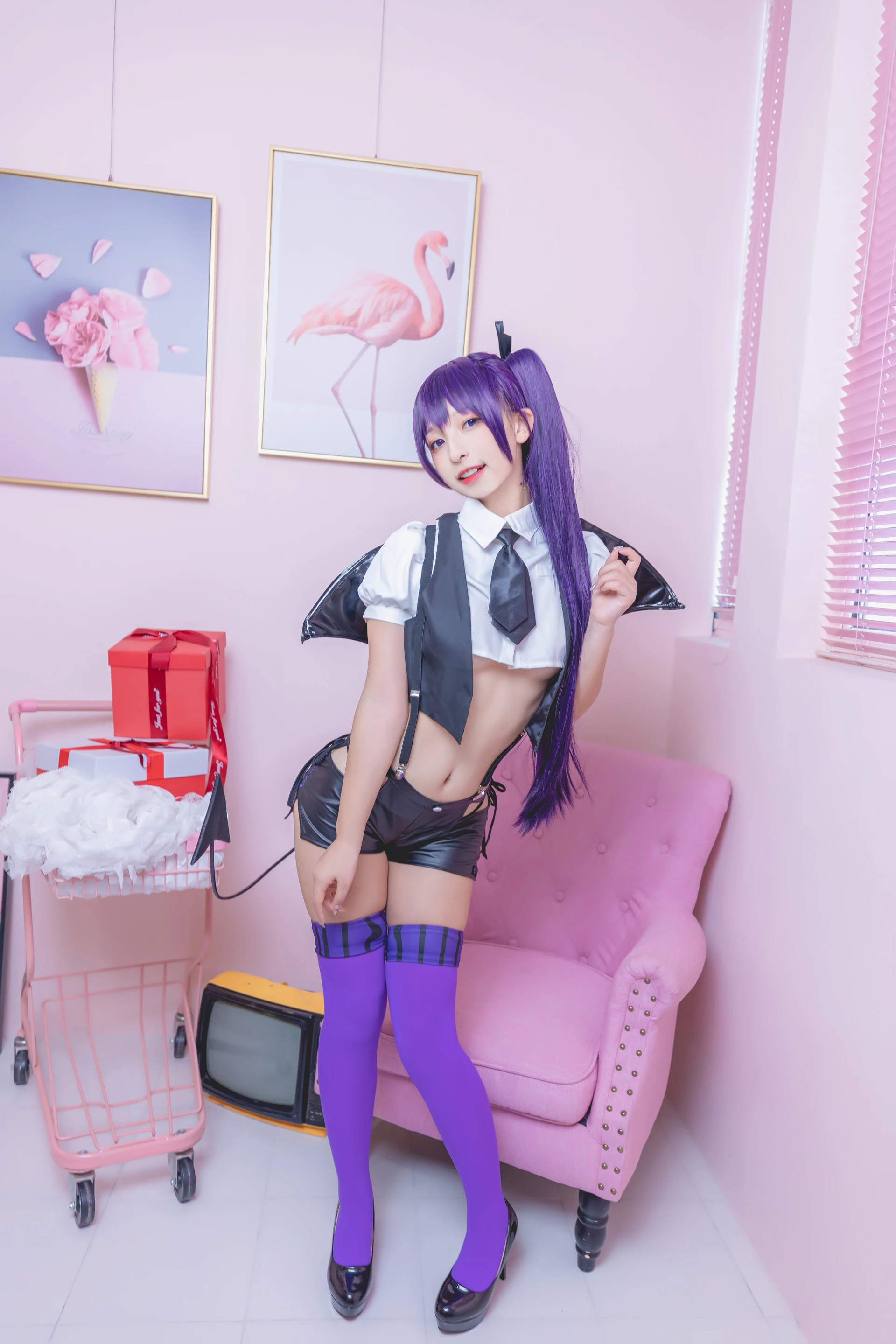 神楽坂真冬 第三季 序号8：《色の香り》黛玉&小恶魔 [150P3V-779MB]内衣, 旗袍, 神楽坂真冬, 美腿, 美足, 肉丝