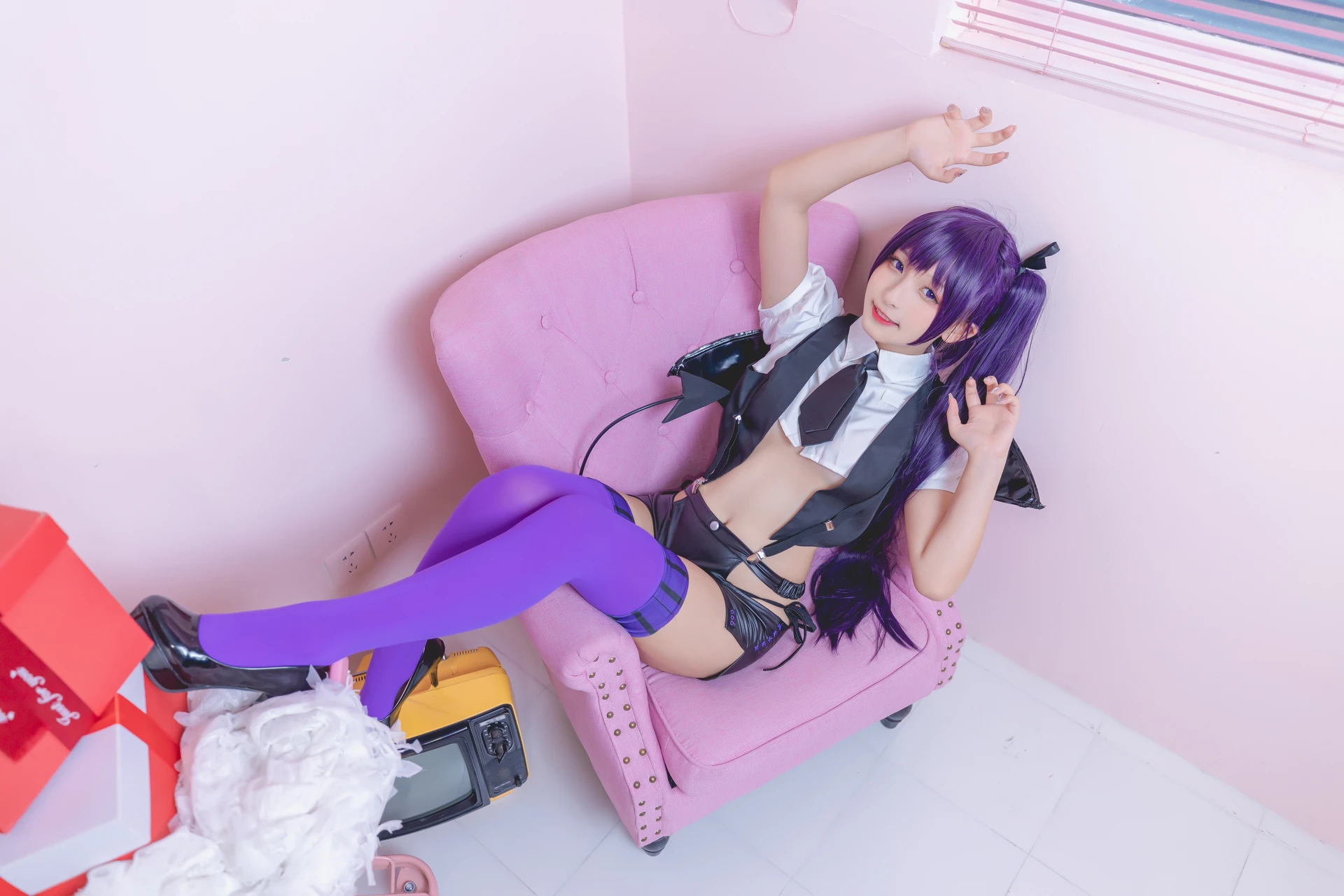 神楽坂真冬 第三季 序号8：《色の香り》黛玉&小恶魔 [150P3V-779MB]内衣, 旗袍, 神楽坂真冬, 美腿, 美足, 肉丝