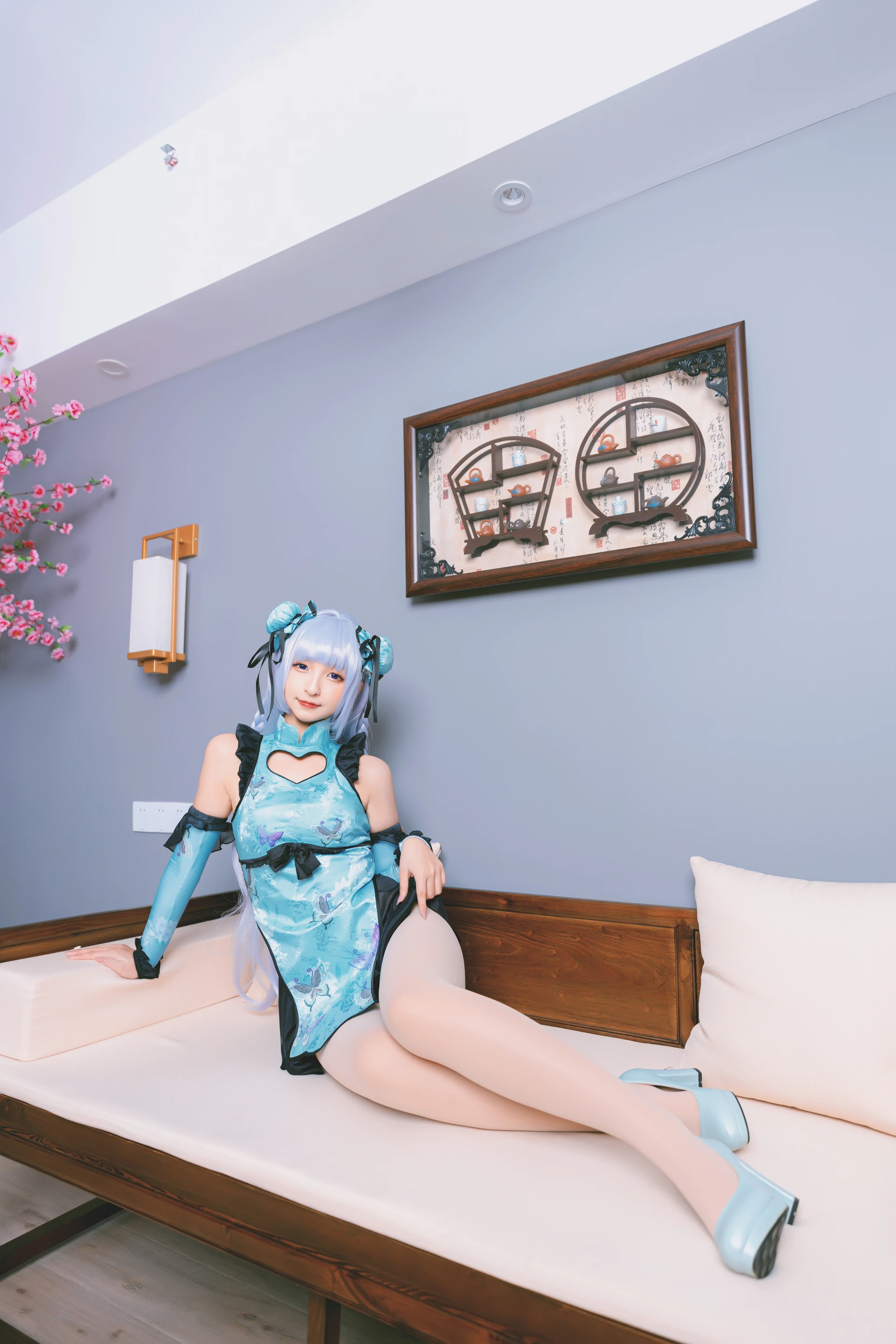 神楽坂真冬 第三季 序号8：《色の香り》黛玉&小恶魔 [150P3V-779MB]内衣, 旗袍, 神楽坂真冬, 美腿, 美足, 肉丝