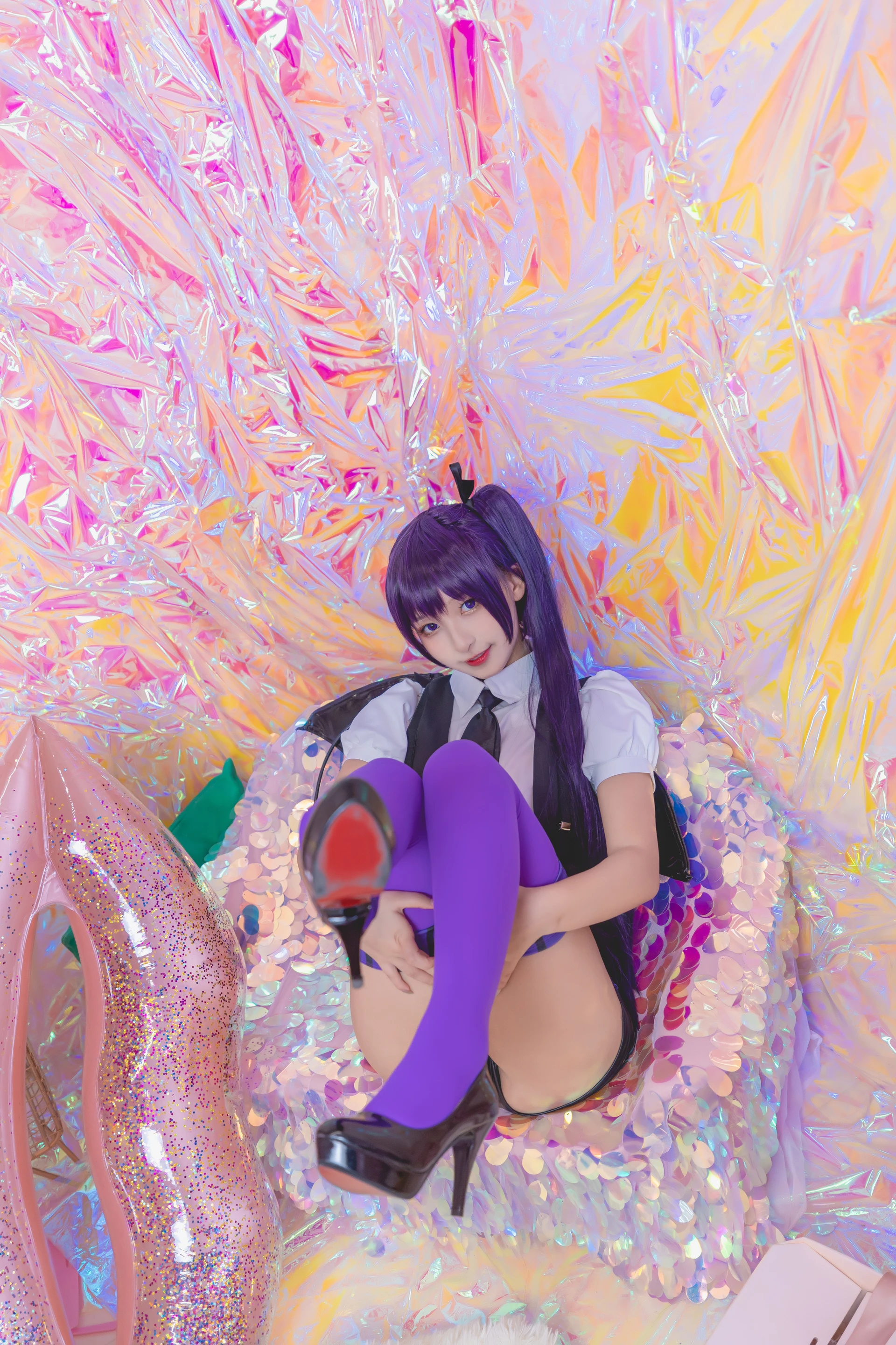 神楽坂真冬 第三季 序号8：《色の香り》黛玉&小恶魔 [150P3V-779MB]内衣, 旗袍, 神楽坂真冬, 美腿, 美足, 肉丝