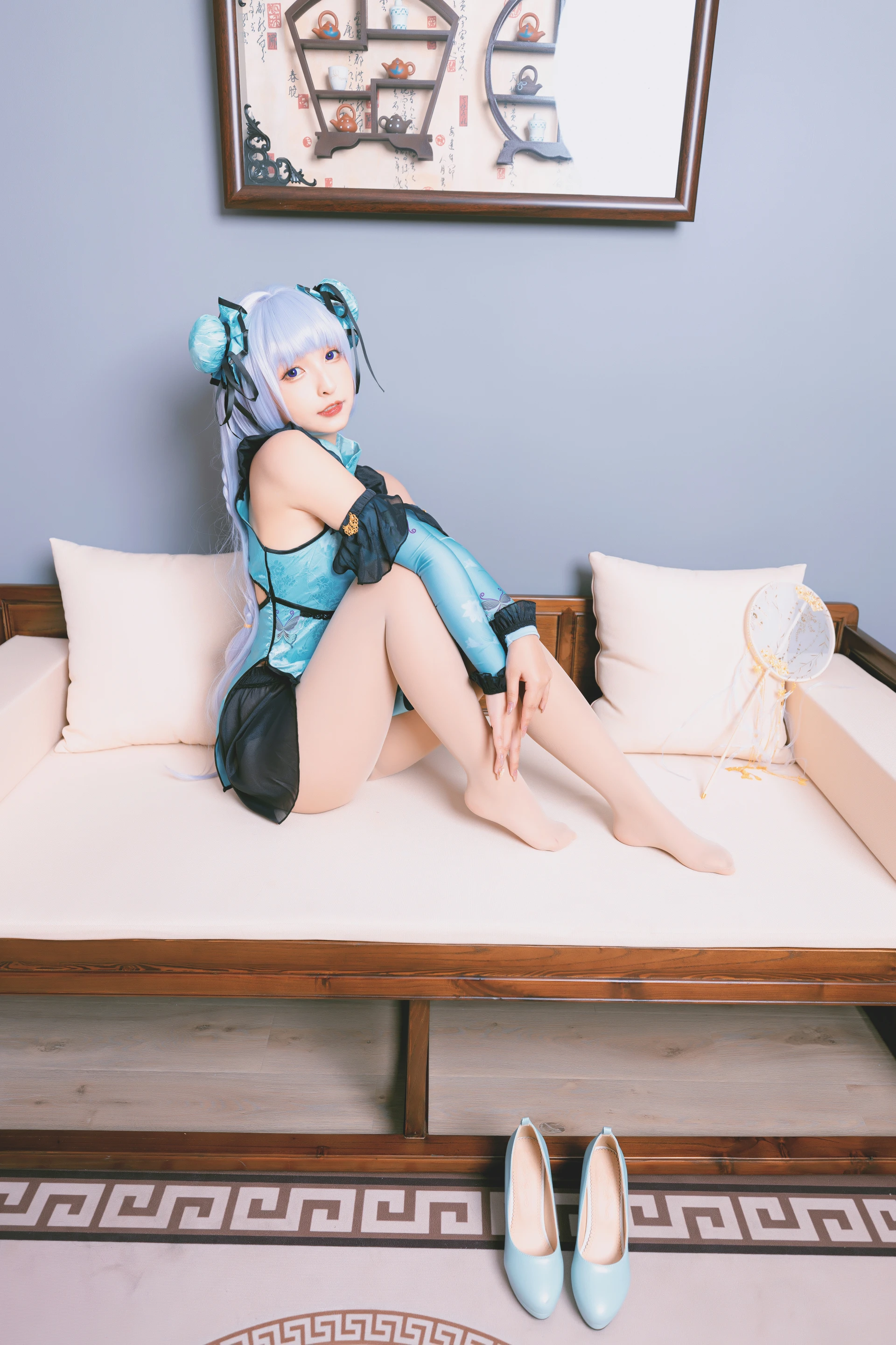 神楽坂真冬 第三季 序号8：《色の香り》黛玉&小恶魔 [150P3V-779MB]内衣, 旗袍, 神楽坂真冬, 美腿, 美足, 肉丝