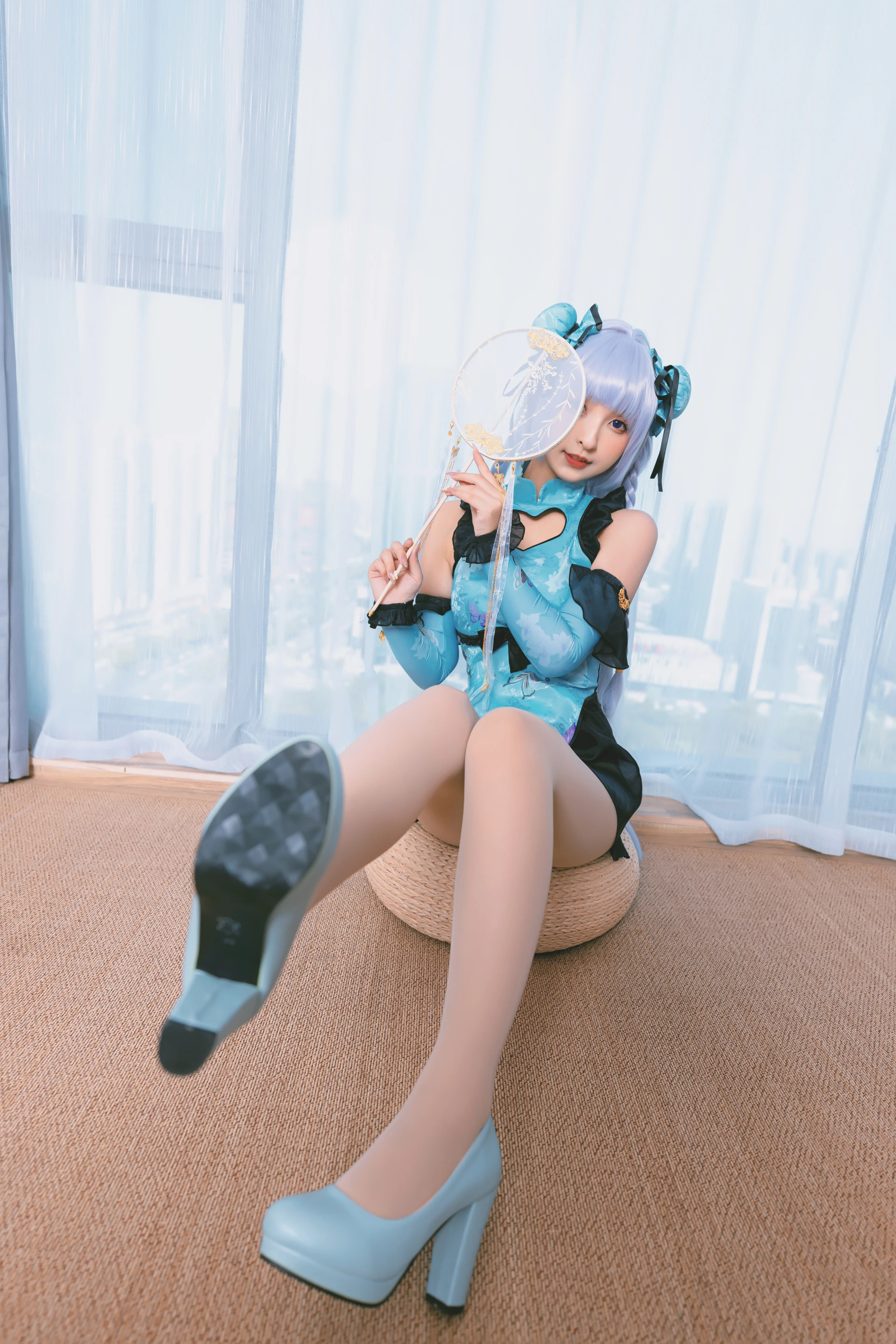 神楽坂真冬 第三季 序号8：《色の香り》黛玉&小恶魔 [150P3V-779MB]内衣, 旗袍, 神楽坂真冬, 美腿, 美足, 肉丝