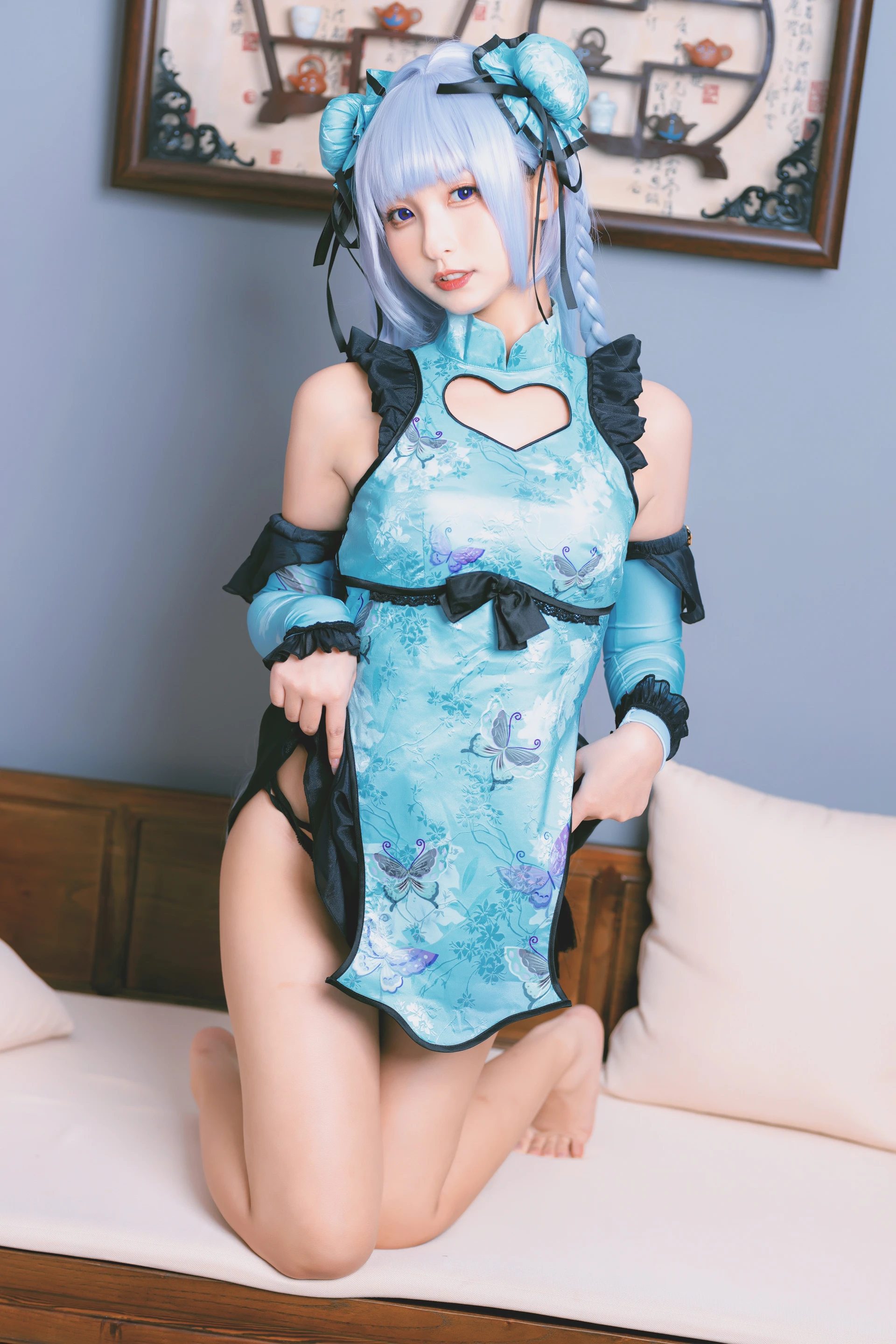 神楽坂真冬 第三季 序号8：《色の香り》黛玉&小恶魔 [150P3V-779MB]内衣, 旗袍, 神楽坂真冬, 美腿, 美足, 肉丝