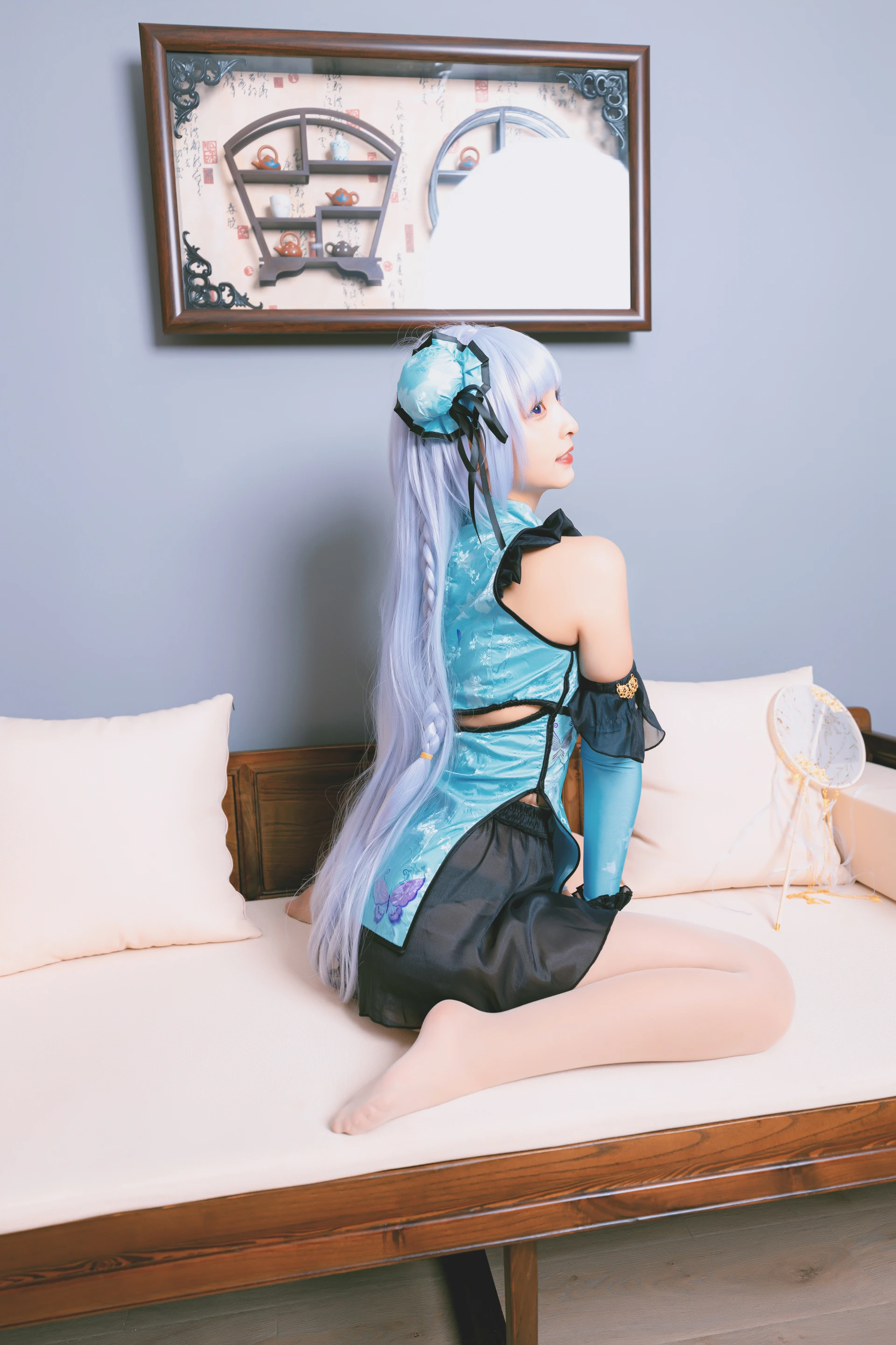 神楽坂真冬 第三季 序号8：《色の香り》黛玉&小恶魔 [150P3V-779MB]内衣, 旗袍, 神楽坂真冬, 美腿, 美足, 肉丝