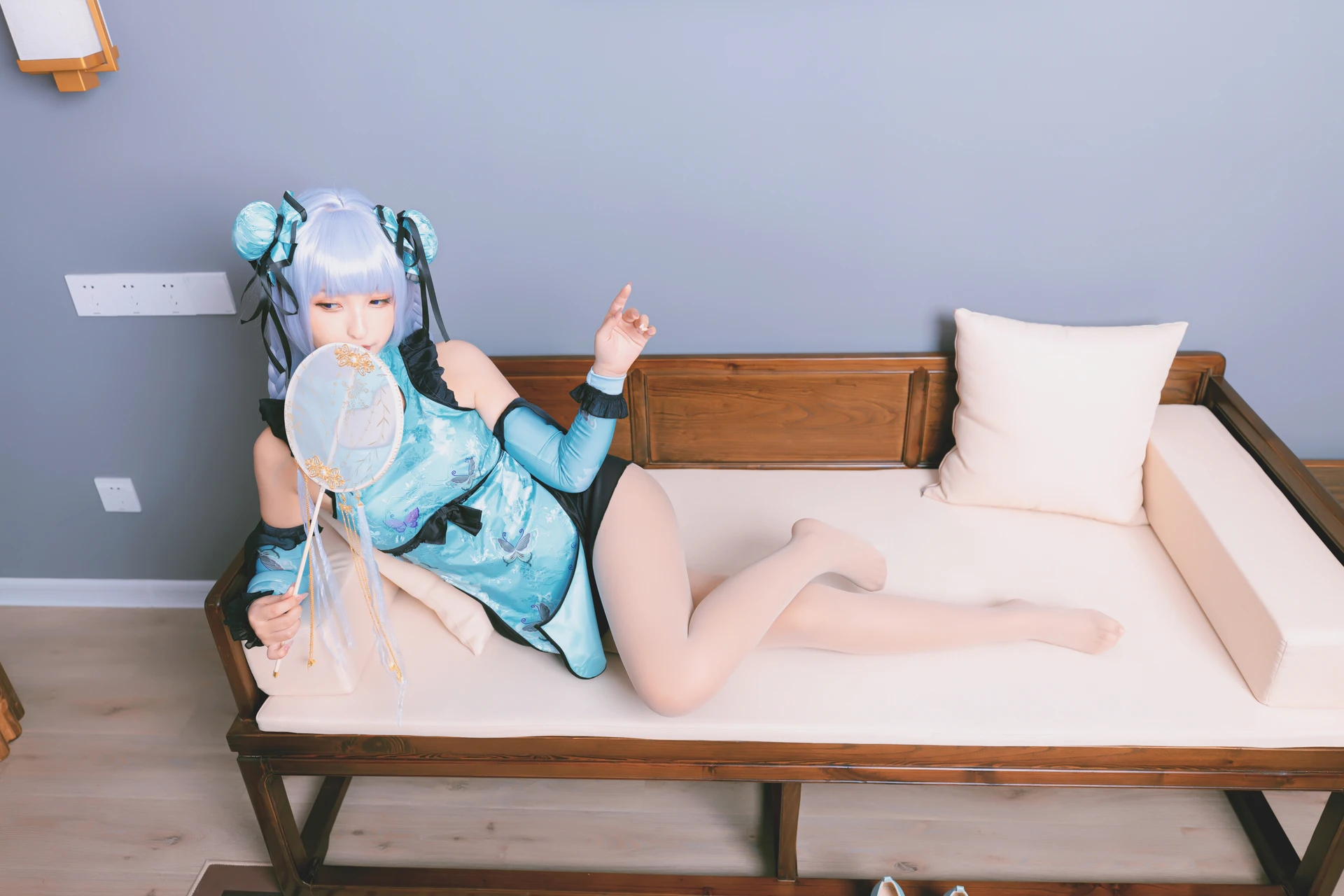 神楽坂真冬 第三季 序号8：《色の香り》黛玉&小恶魔 [150P3V-779MB]内衣, 旗袍, 神楽坂真冬, 美腿, 美足, 肉丝