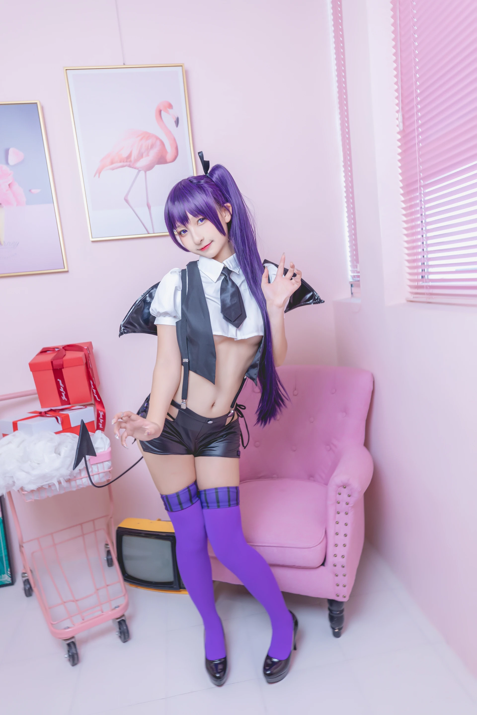 神楽坂真冬 第三季 序号8：《色の香り》黛玉&小恶魔 [150P3V-779MB]内衣, 旗袍, 神楽坂真冬, 美腿, 美足, 肉丝