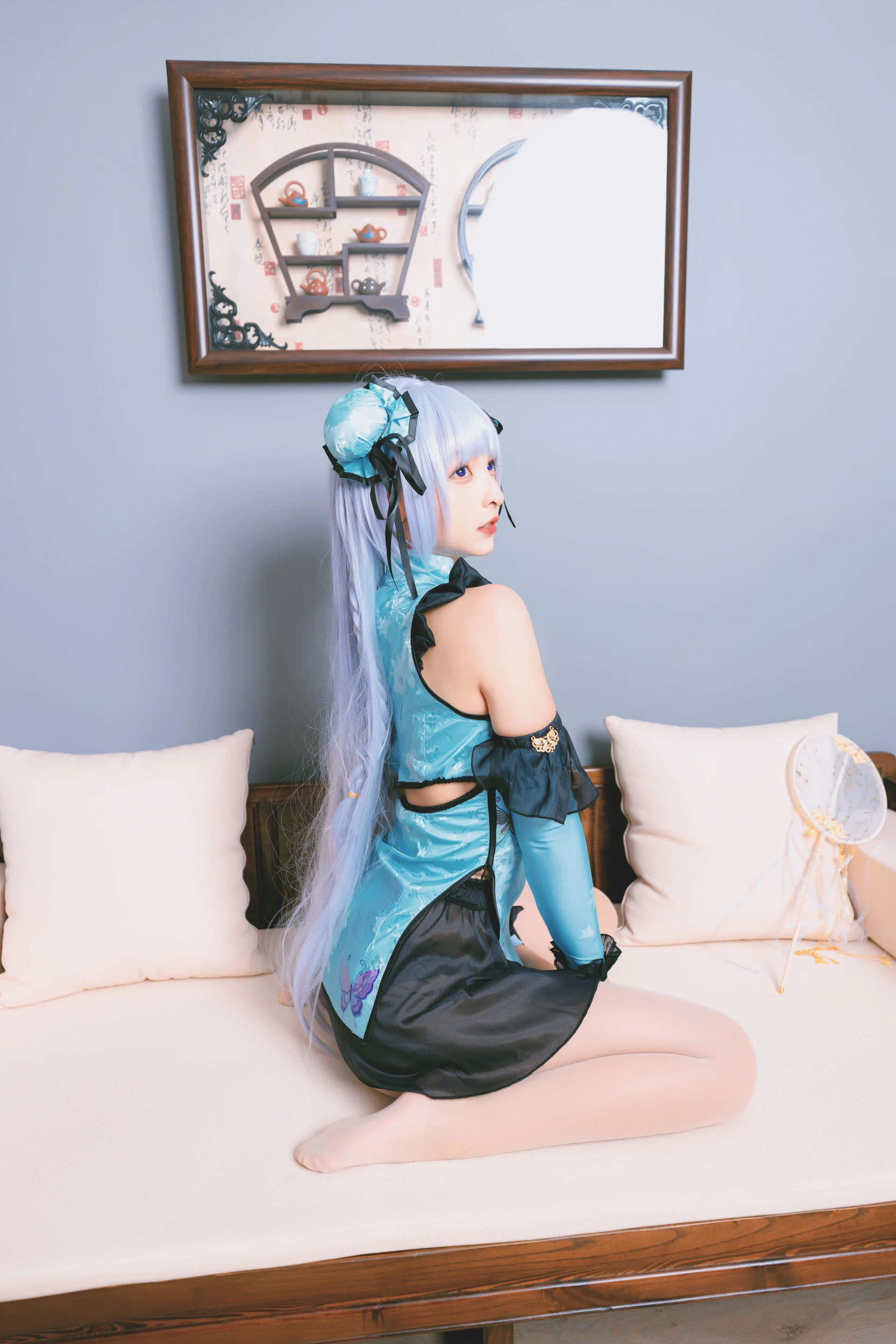 神楽坂真冬 第三季 序号8：《色の香り》黛玉&小恶魔 [150P3V-779MB]内衣, 旗袍, 神楽坂真冬, 美腿, 美足, 肉丝