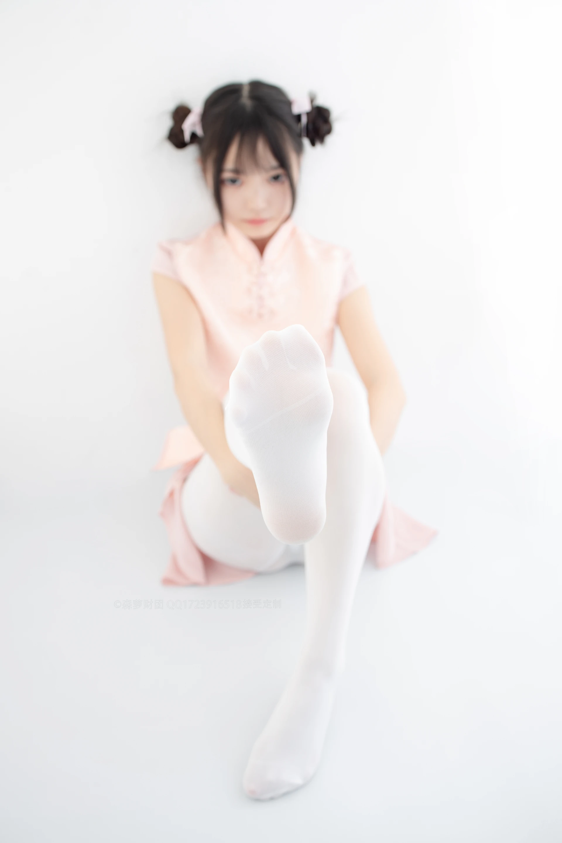 森萝财团 X-052 [66P1V-1.61G]可爱, 森萝财团, 白丝, 美腿