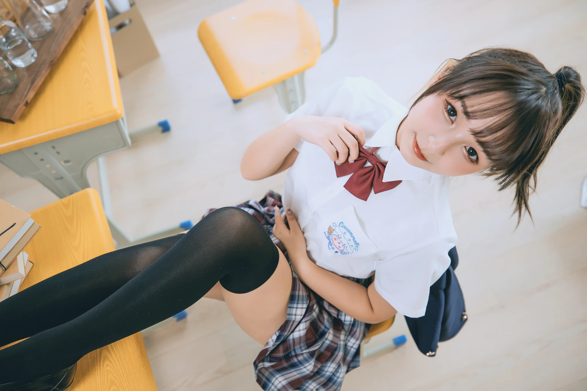 神楽坂真冬 第三季 序号3：《数之歌》百合教室 [150P3V-617MB]JK制服, OL制服, 内衣, 神楽坂真冬, 美腿, 美足, 黑丝