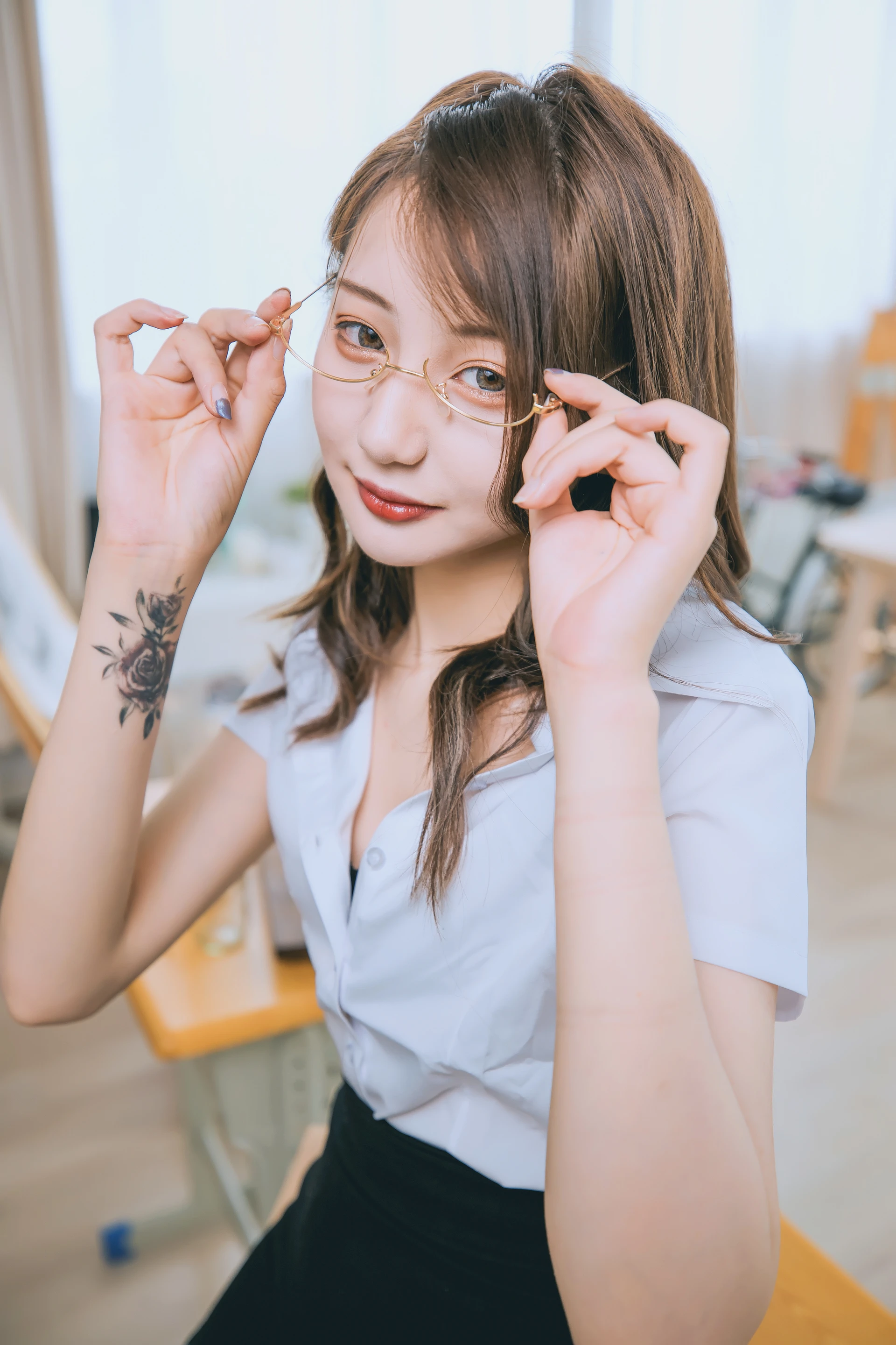 神楽坂真冬 第三季 序号3：《数之歌》百合教室 [150P3V-617MB]JK制服, OL制服, 内衣, 神楽坂真冬, 美腿, 美足, 黑丝