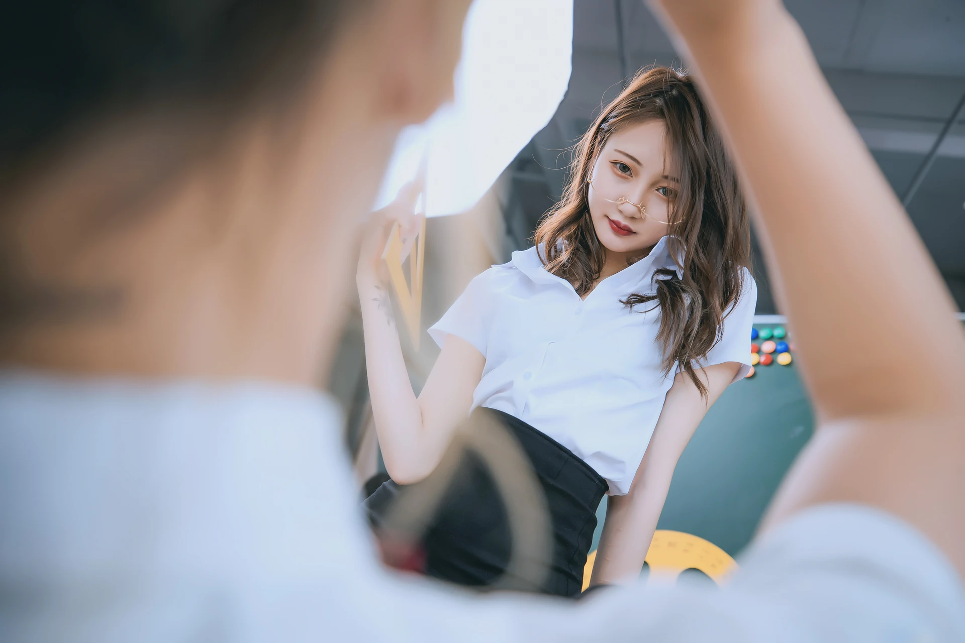 神楽坂真冬 第三季 序号3：《数之歌》百合教室 [150P3V-617MB]JK制服, OL制服, 内衣, 神楽坂真冬, 美腿, 美足, 黑丝