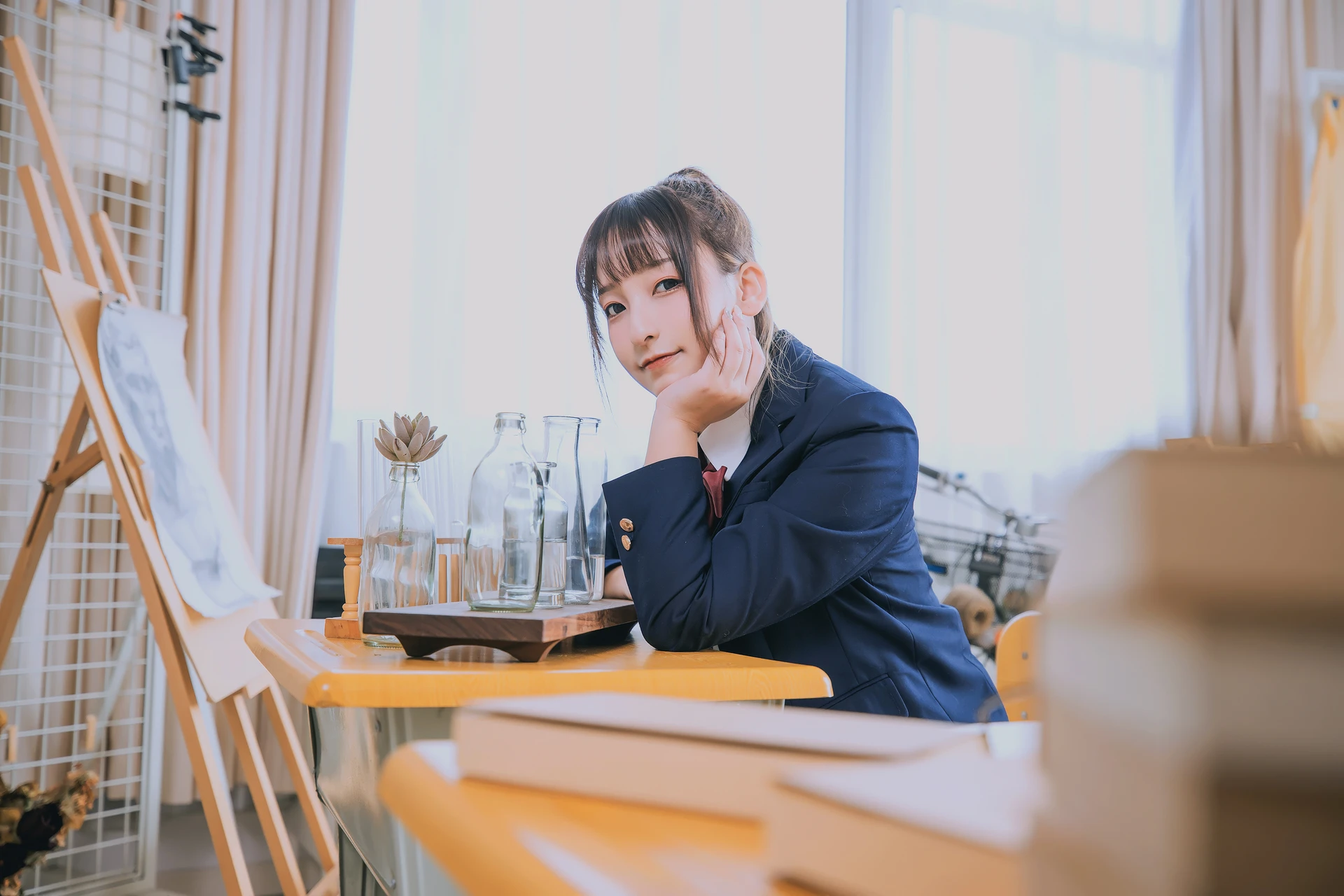 神楽坂真冬 第三季 序号3：《数之歌》百合教室 [150P3V-617MB]JK制服, OL制服, 内衣, 神楽坂真冬, 美腿, 美足, 黑丝