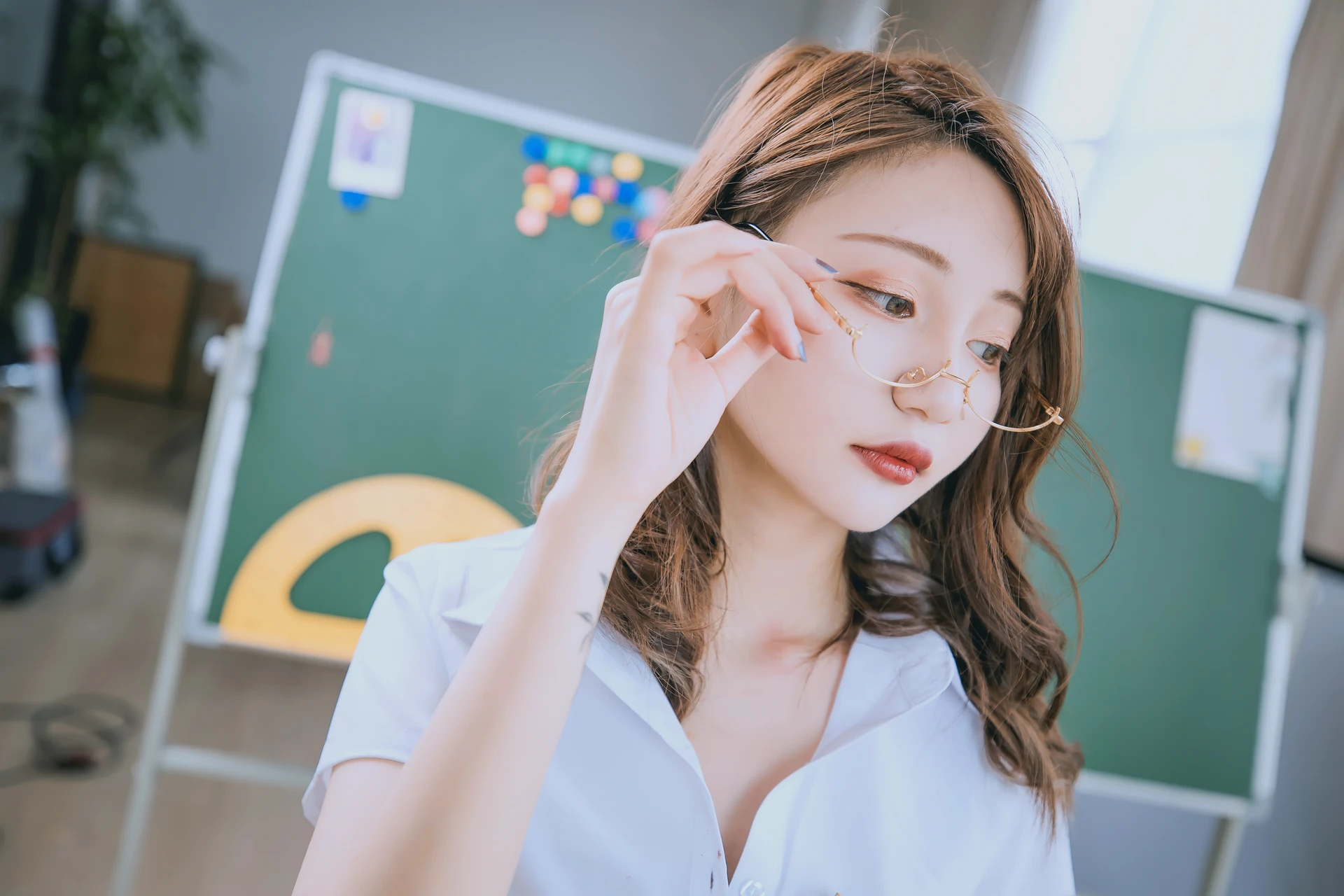 神楽坂真冬 第三季 序号3：《数之歌》百合教室 [150P3V-617MB]JK制服, OL制服, 内衣, 神楽坂真冬, 美腿, 美足, 黑丝